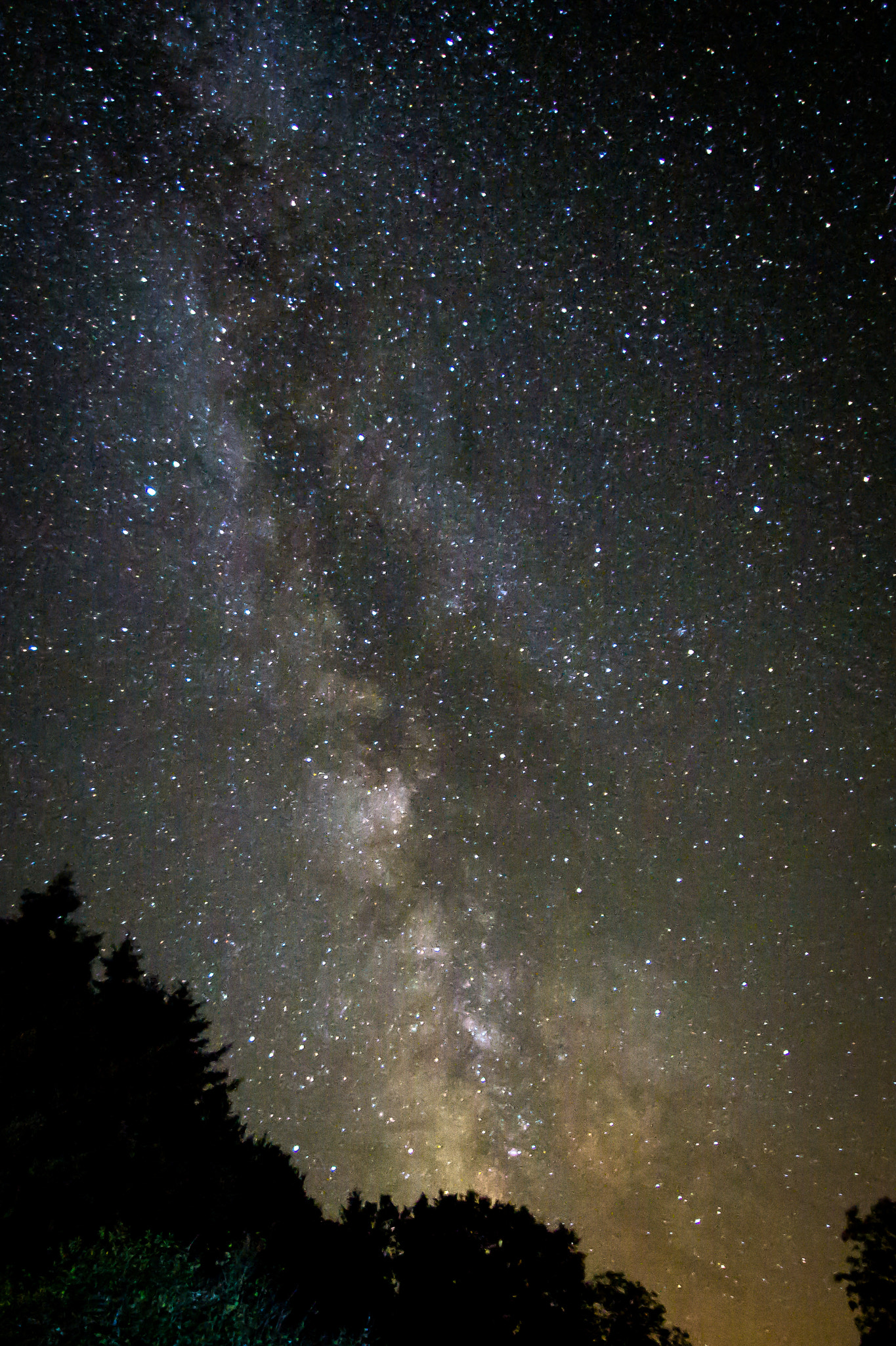 Pentax K-5 sample photo. Milky way photography