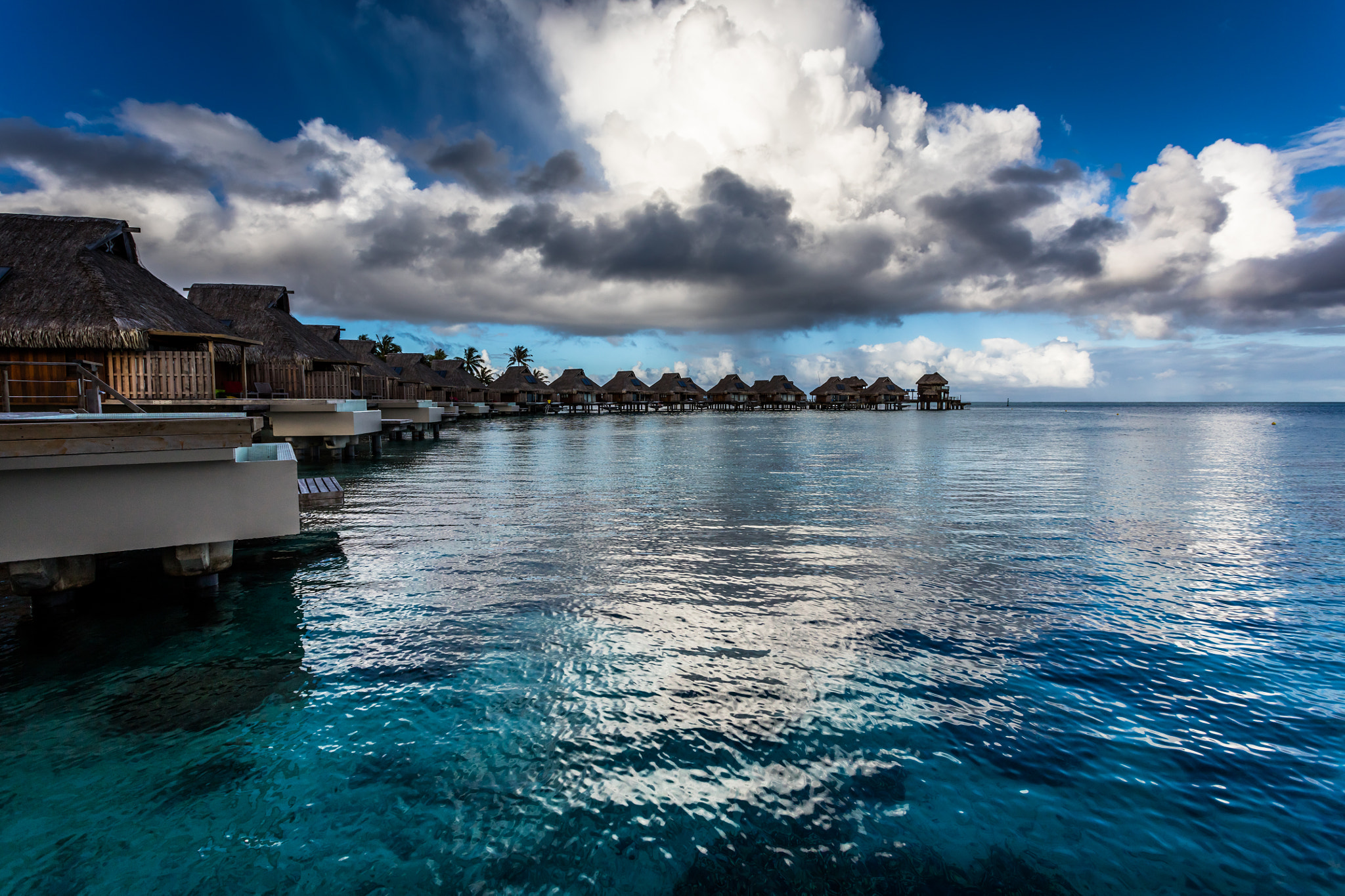 Canon EOS 5DS R + Canon EF 17-40mm F4L USM sample photo. Enjoying the view at the hilton nui bora bora photography