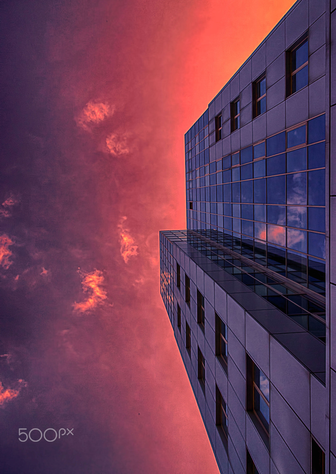 Canon EF-S 17-85mm F4-5.6 IS USM sample photo. Buildings in the sunset 4 photography