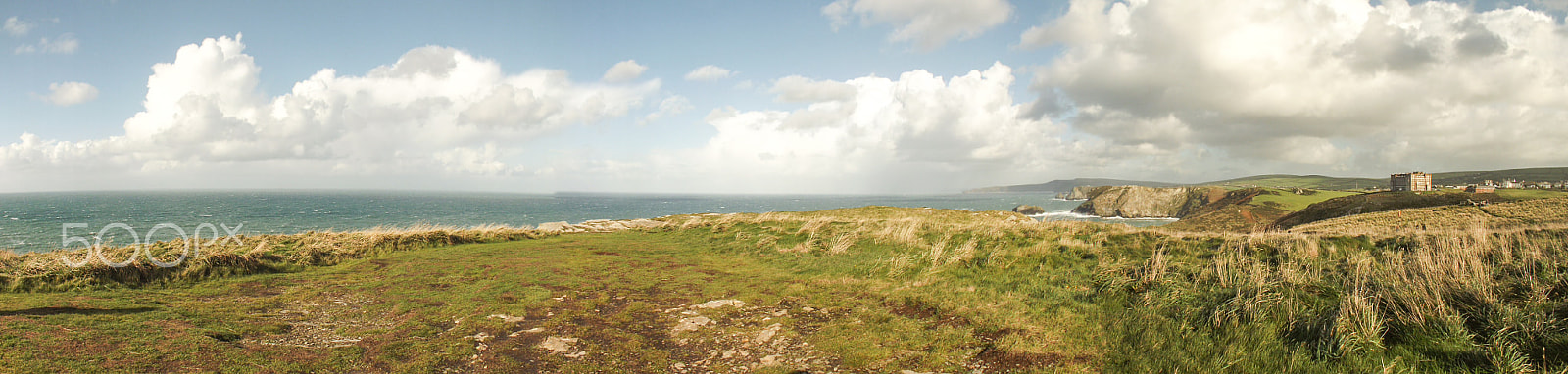 Fujifilm FinePix SL300 sample photo. Hill walking high above cornwall photography