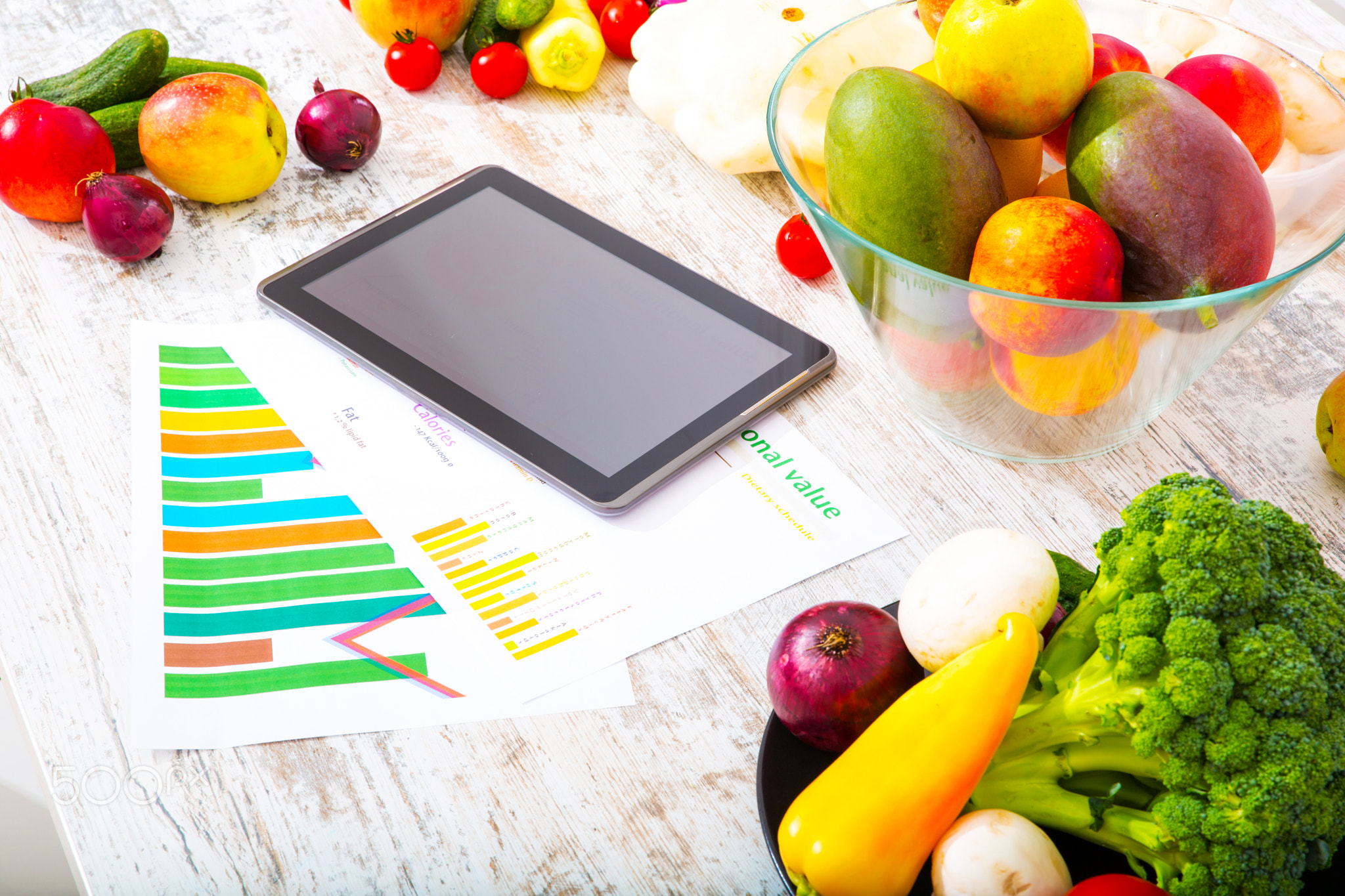 Healthy nutrition and tablet