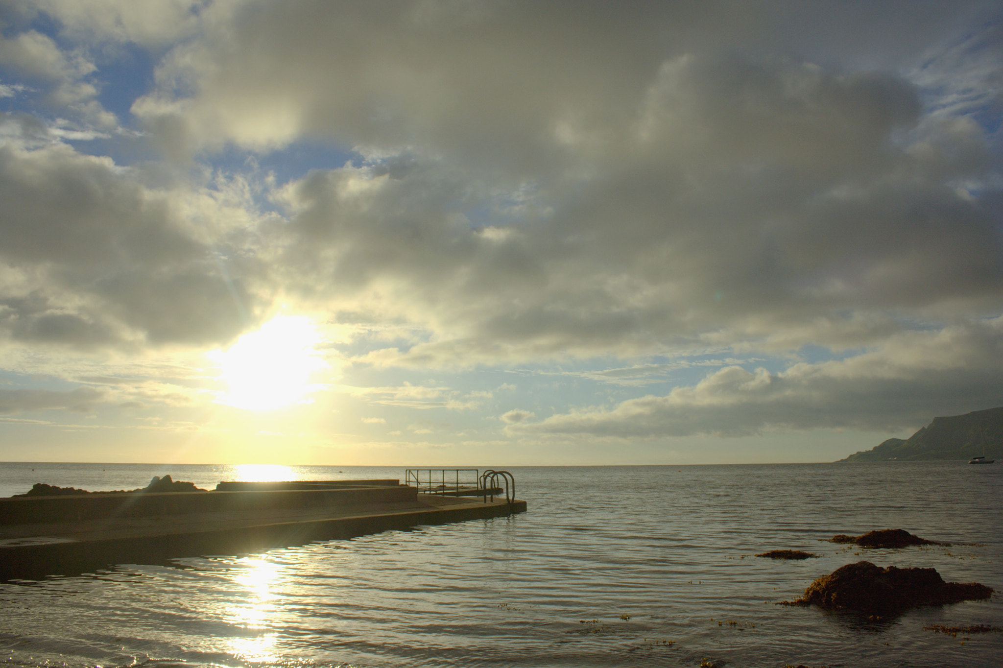Canon EF-S 18-55mm F3.5-5.6 IS sample photo. Dawn at cushendall, co. antrim photography
