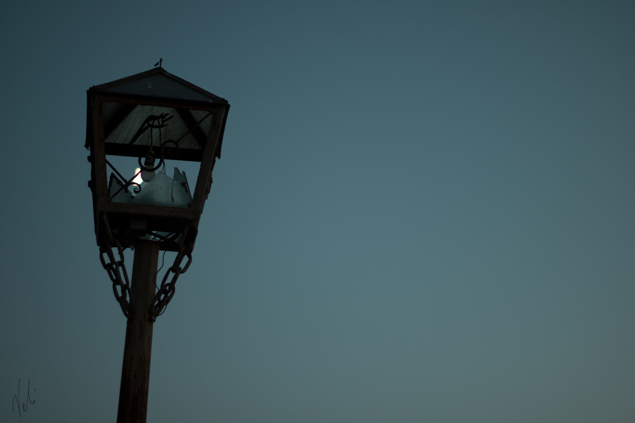 Canon EOS 750D (EOS Rebel T6i / EOS Kiss X8i) + Canon EF 50mm F1.8 II sample photo. Moon in lamp photography