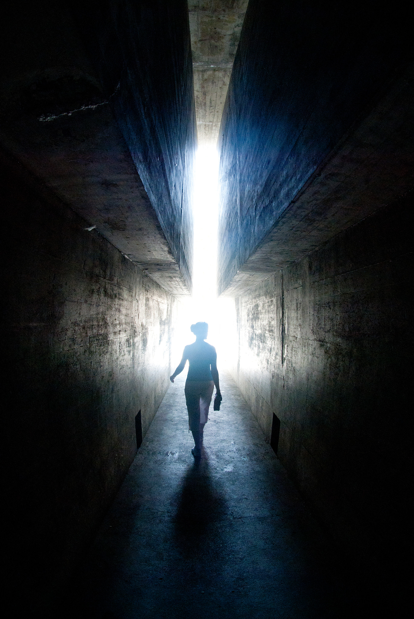 Nikon AF DX Fisheye-Nikkor 10.5mm F2.8G ED sample photo. Light at the end of the tunnel, bellinzona (ch) photography