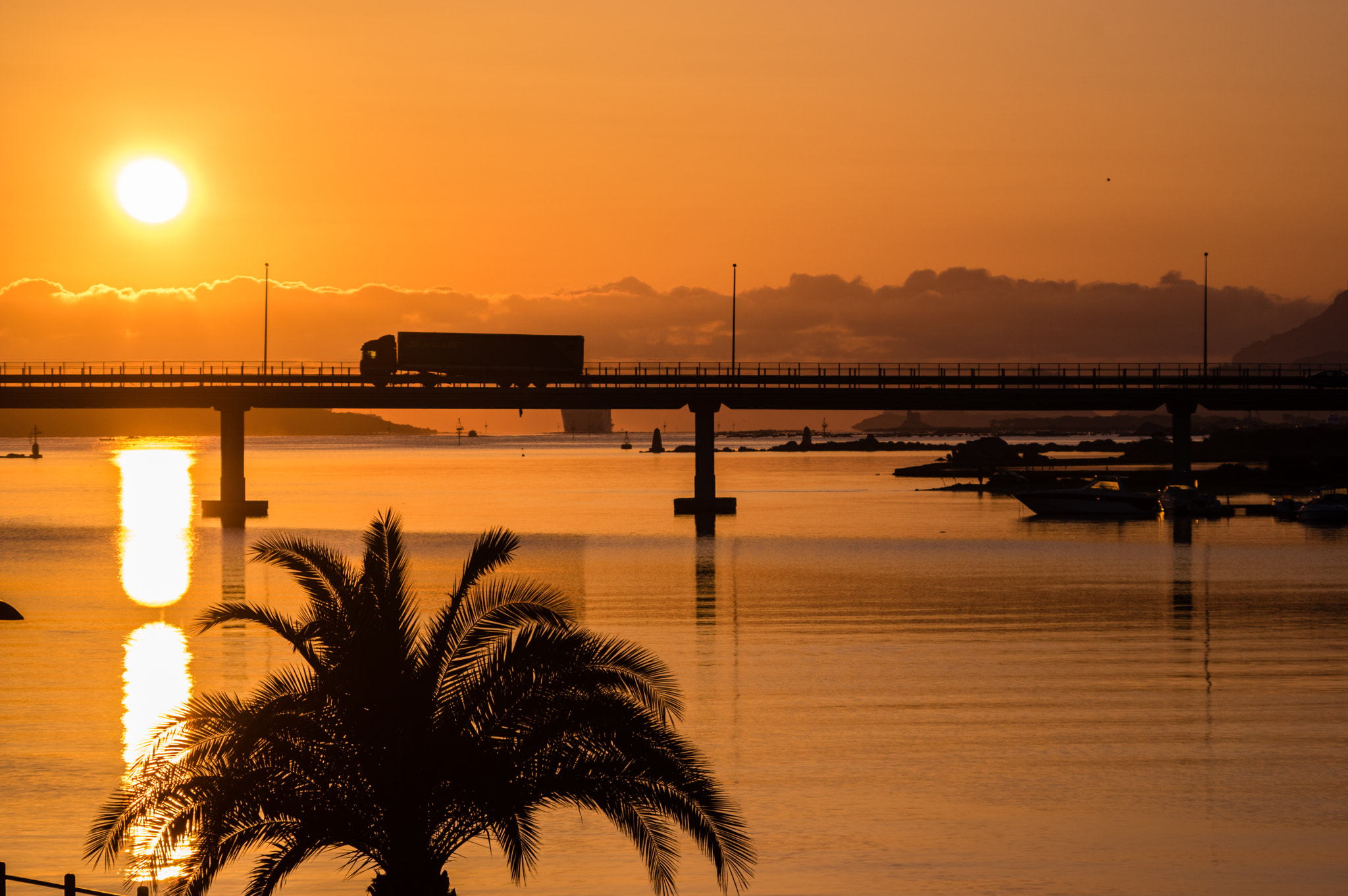 Pentax smc DA 55-300mm F4.0-5.8 ED sample photo. Olbia sunrise photography