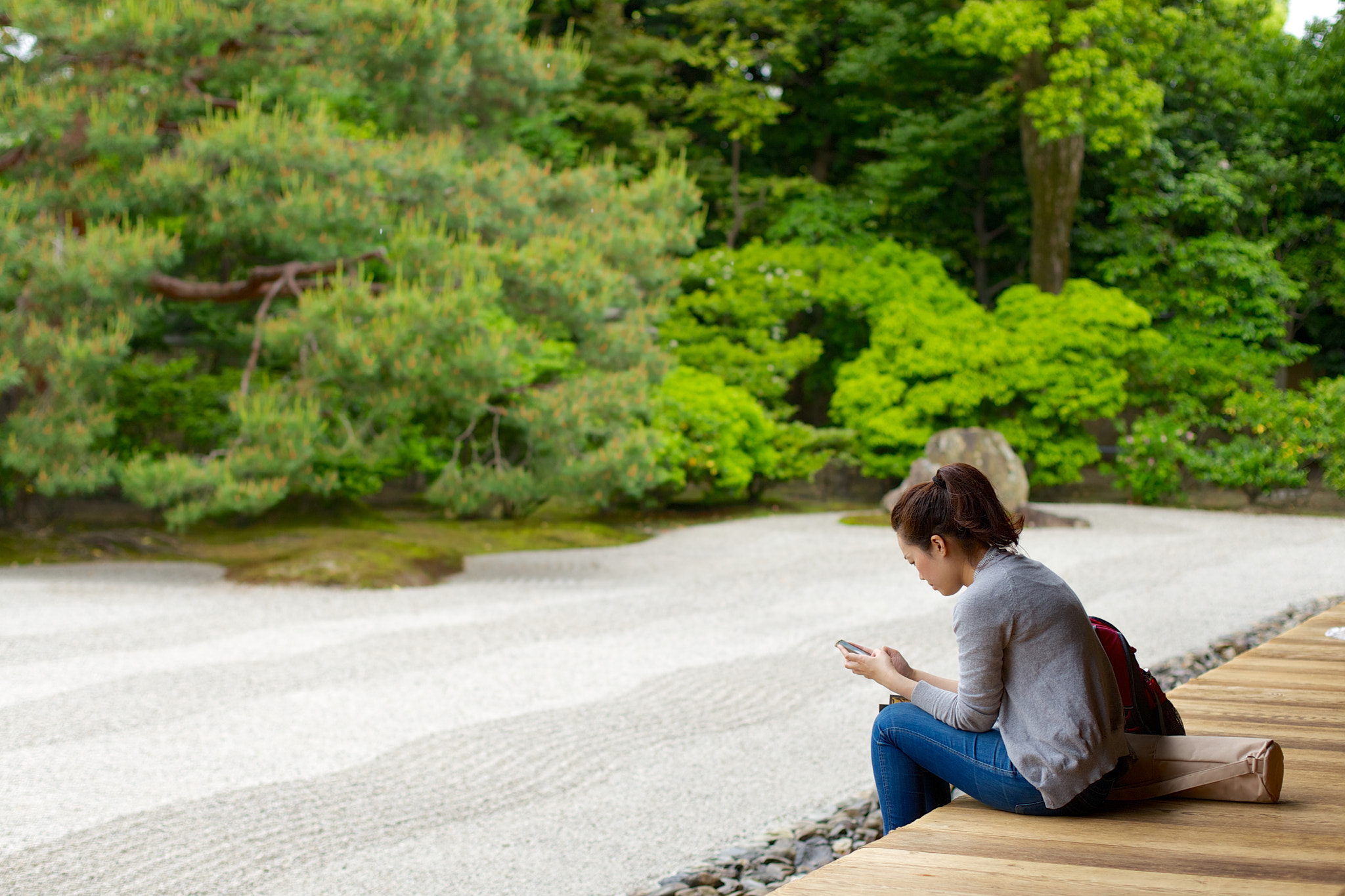 Canon EOS-1D Mark III sample photo. Summer break at kennin-ji photography