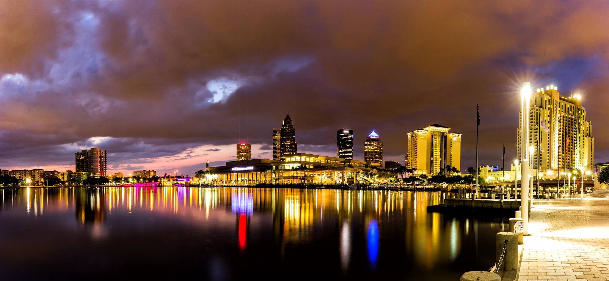 Canon EF 24-70mm F4L IS USM sample photo. Tampa bay harbor island photography