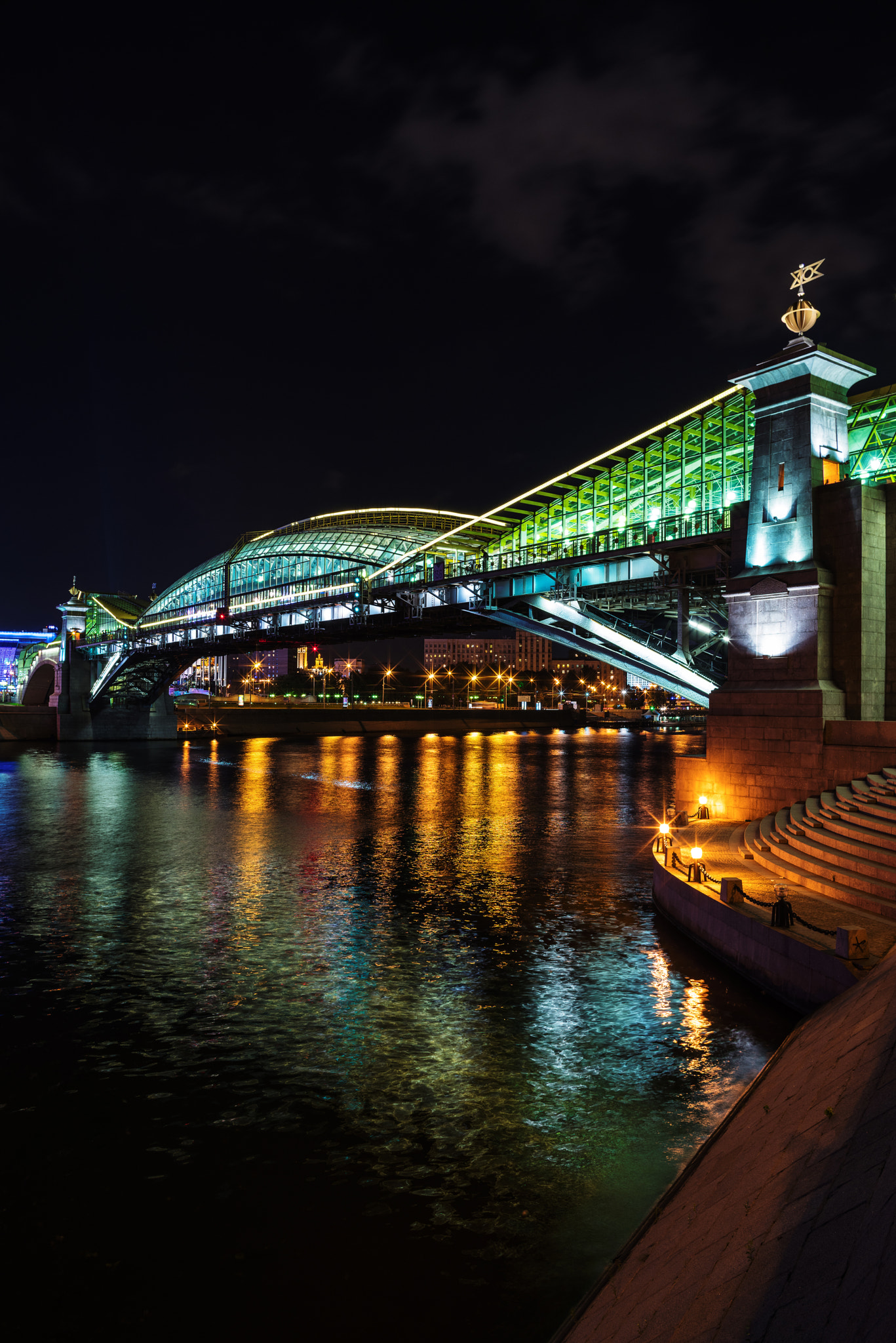 Pentax K-1 sample photo. Moscow evening photography