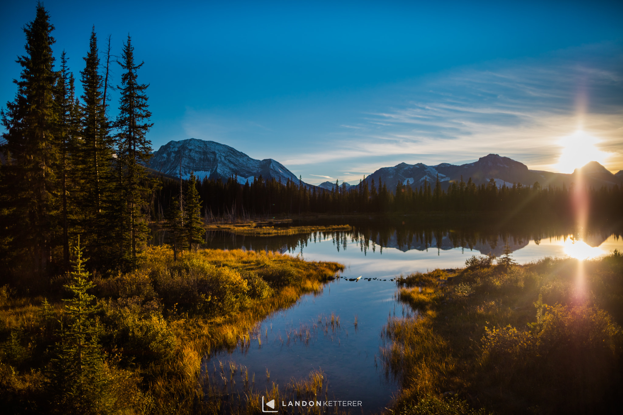 Canon EOS 5DS sample photo. Sunset at buller pond photography