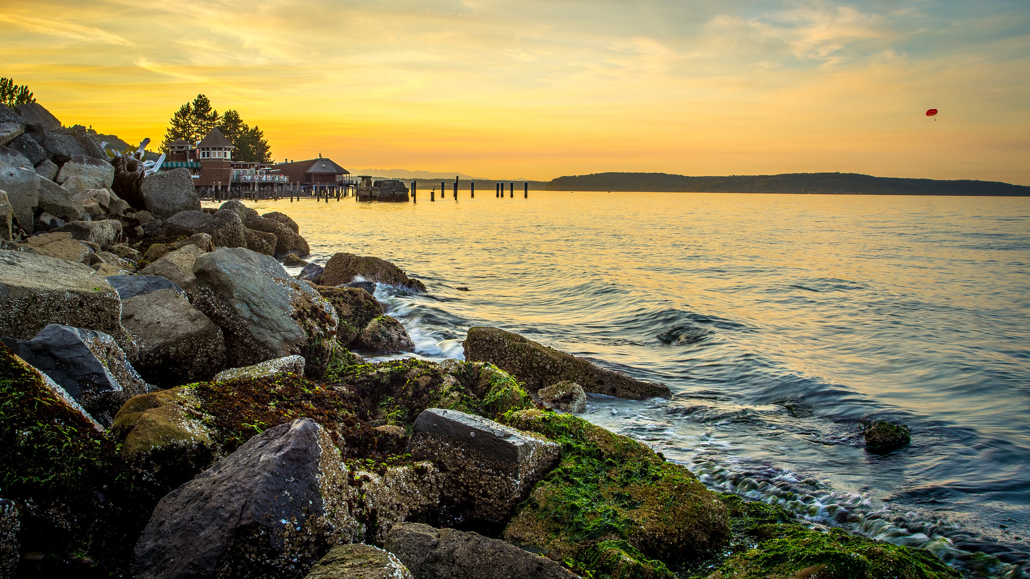 Canon EOS 6D + Tokina AT-X 280 AF Pro 28-80mm f/2.8 Aspherical sample photo. Puget sound sunset photography