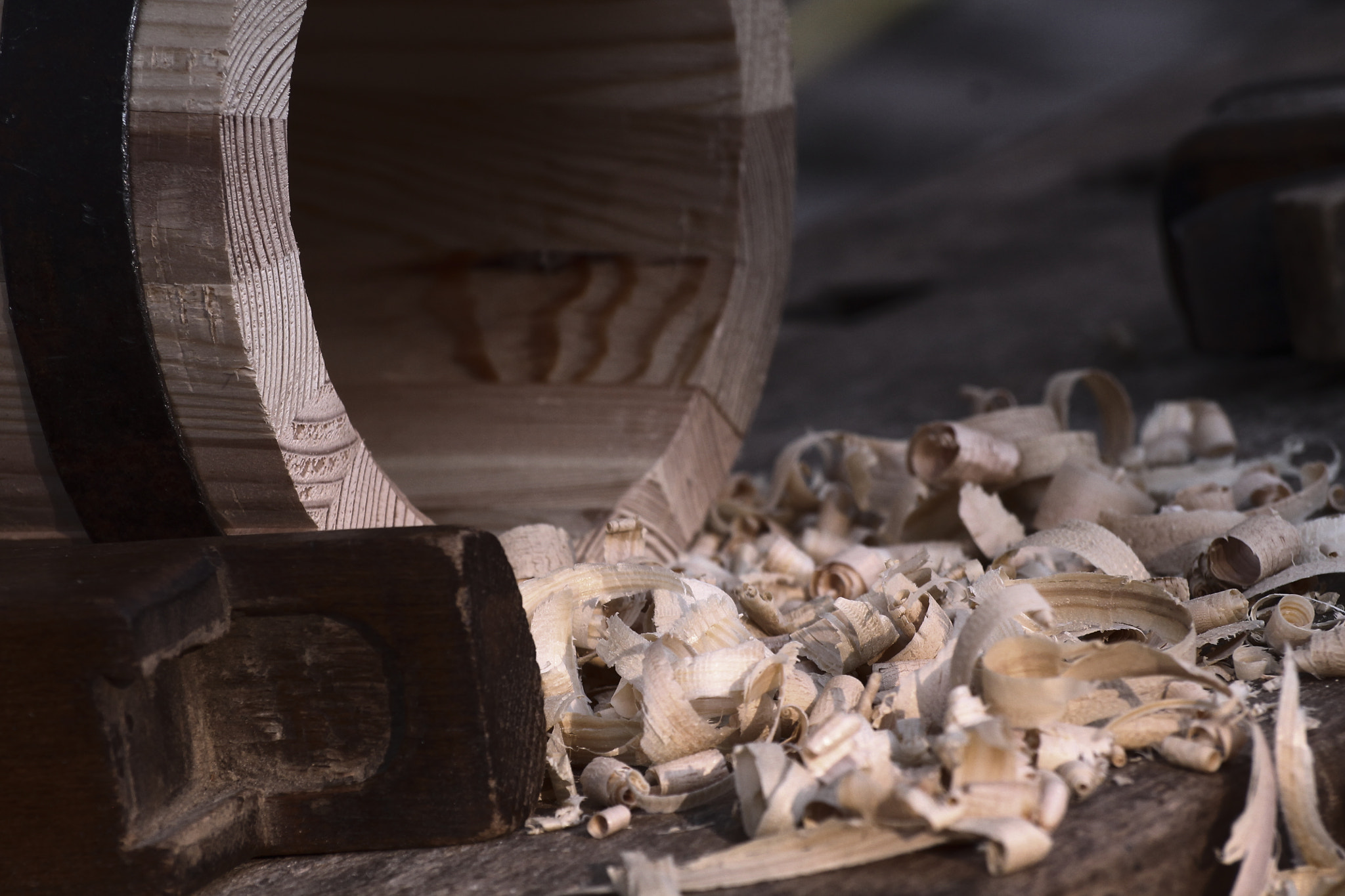Sigma 50-200mm F4-5.6 DC OS HSM sample photo. Wood shavings photography