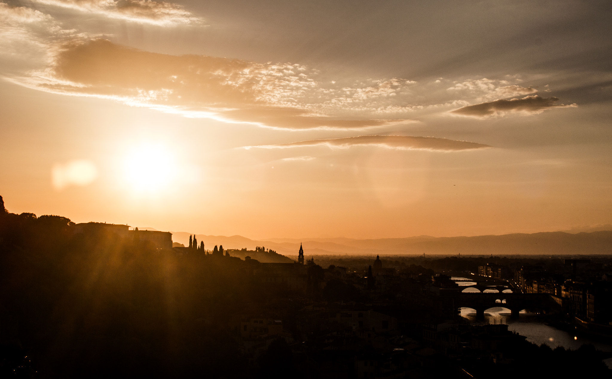 Canon EOS 700D (EOS Rebel T5i / EOS Kiss X7i) sample photo. Sunset in florence photography
