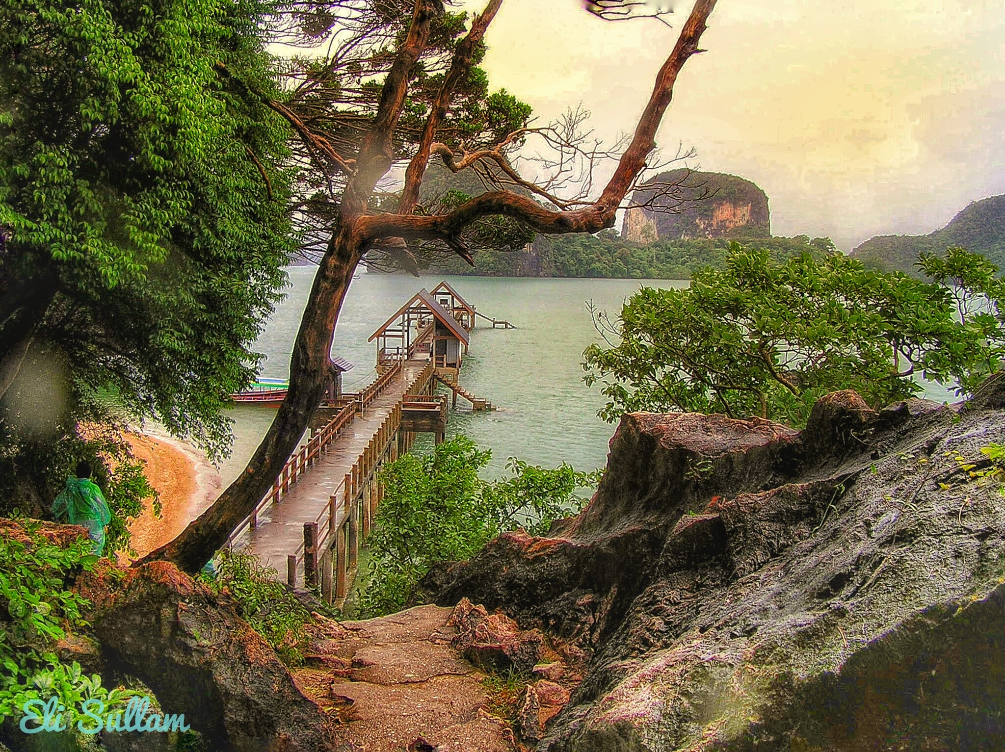 Olympus C765UZ sample photo. Island photography