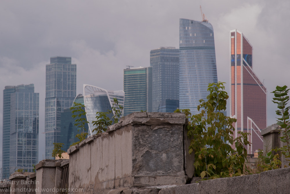 Nikon D3000 sample photo. The moscow contrast photography