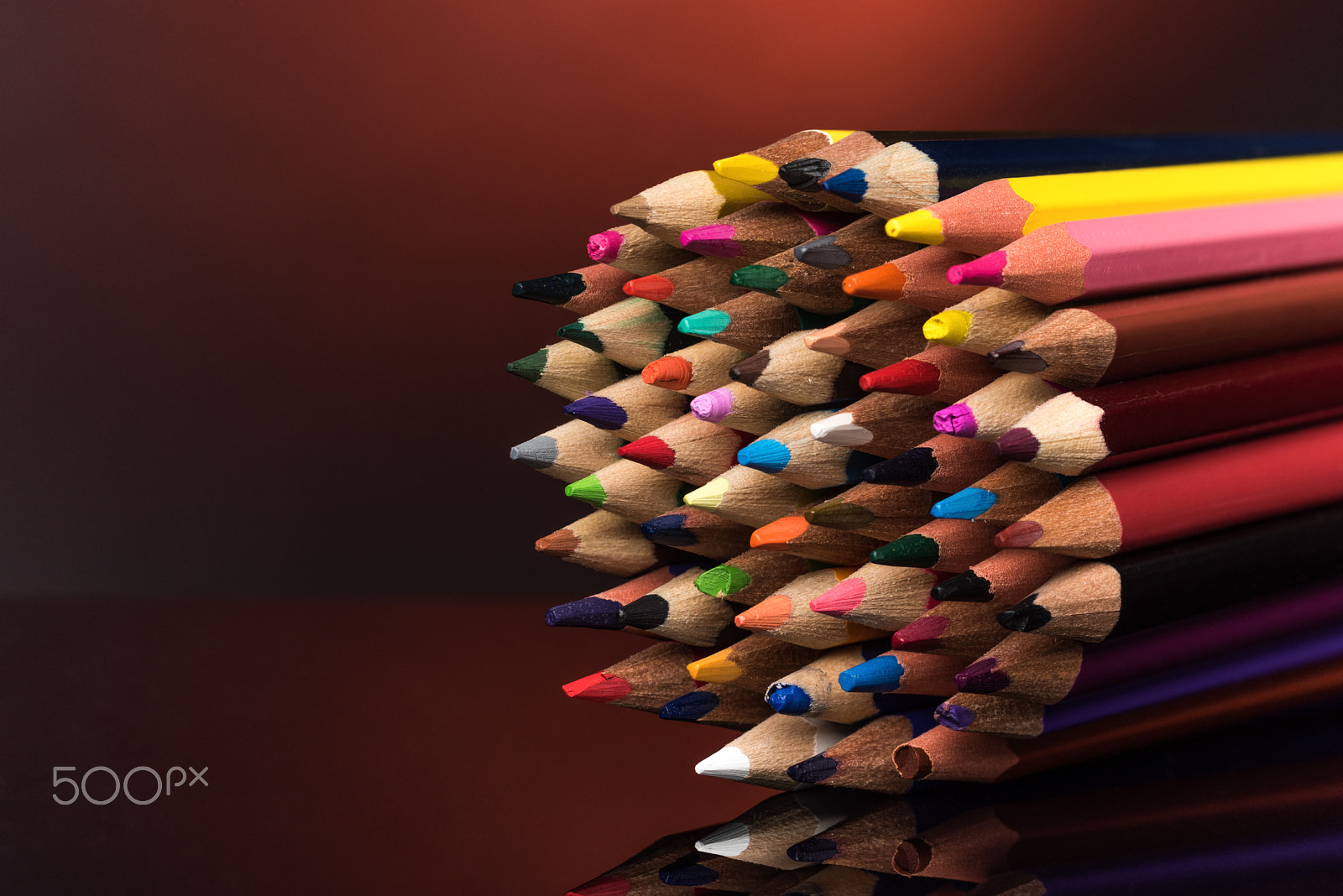 Nikon D810 sample photo. Bunch of crayons photography