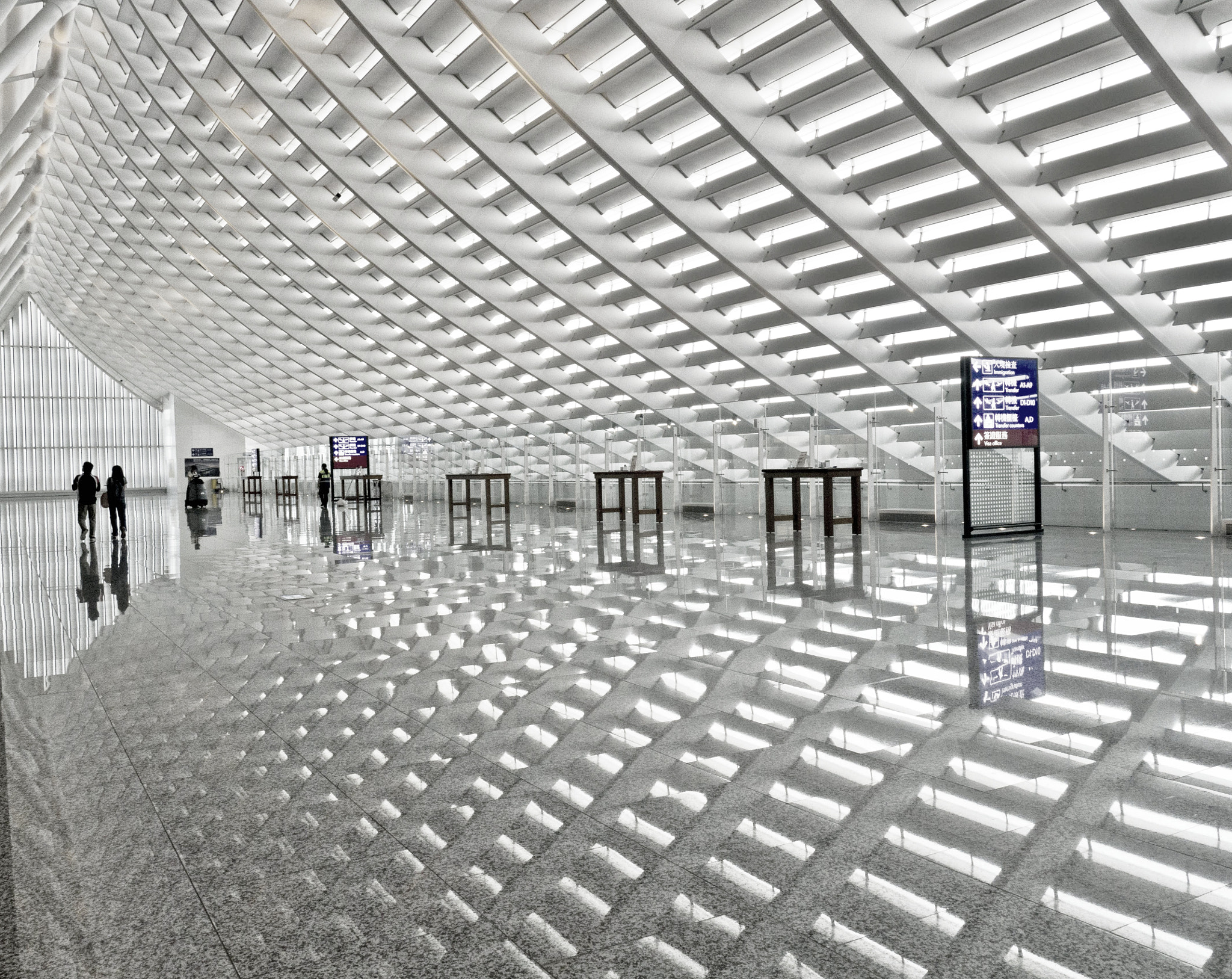 Panasonic Lumix DMC-GX1 sample photo. Modern art, taiwan airport photography