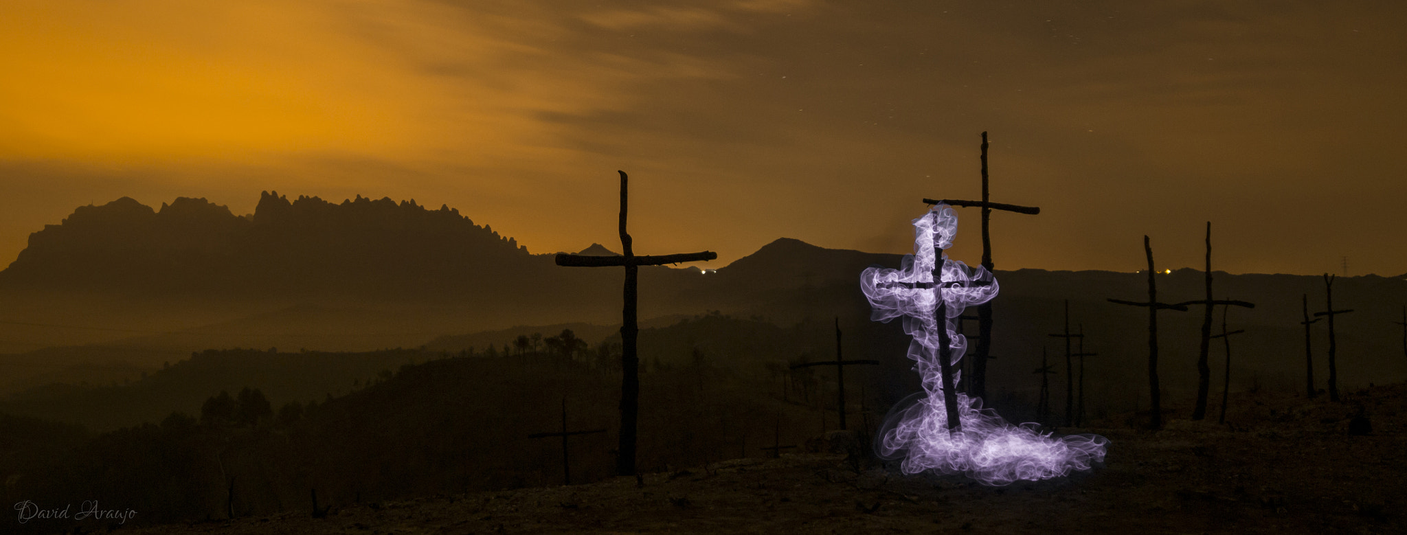 Nikon D3100 + Samyang 14mm F2.8 ED AS IF UMC sample photo. Resuscitation in the forest of crosses photography