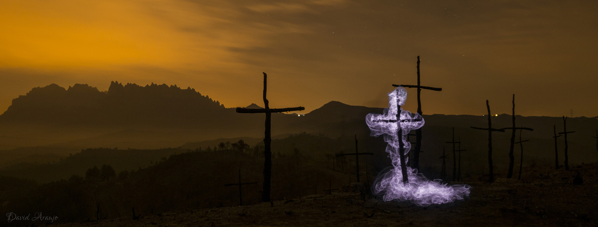 Samyang 14mm F2.8 ED AS IF UMC sample photo. Resuscitation in the forest of crosses photography