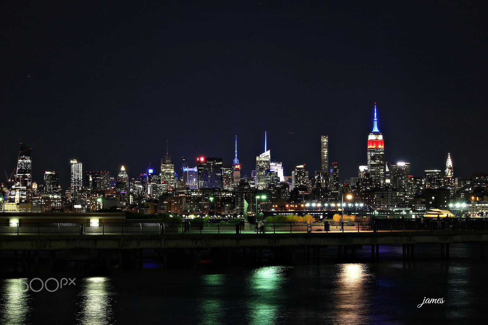 Canon EF-S 55-250mm F4-5.6 IS STM sample photo. Nyc citylights photography
