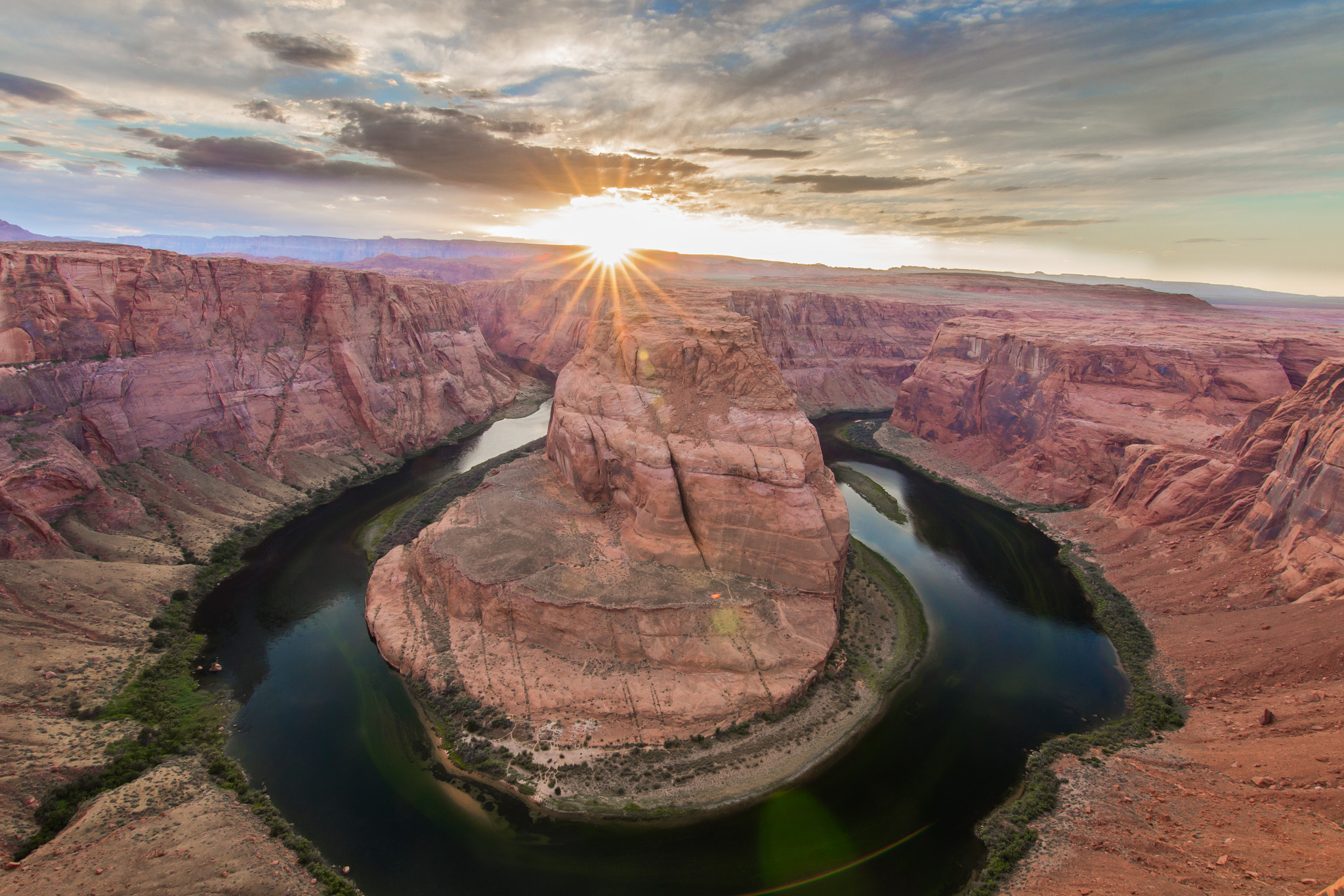 Canon EOS 650D (EOS Rebel T4i / EOS Kiss X6i) sample photo. Sunset scape of horseshoe bend photography