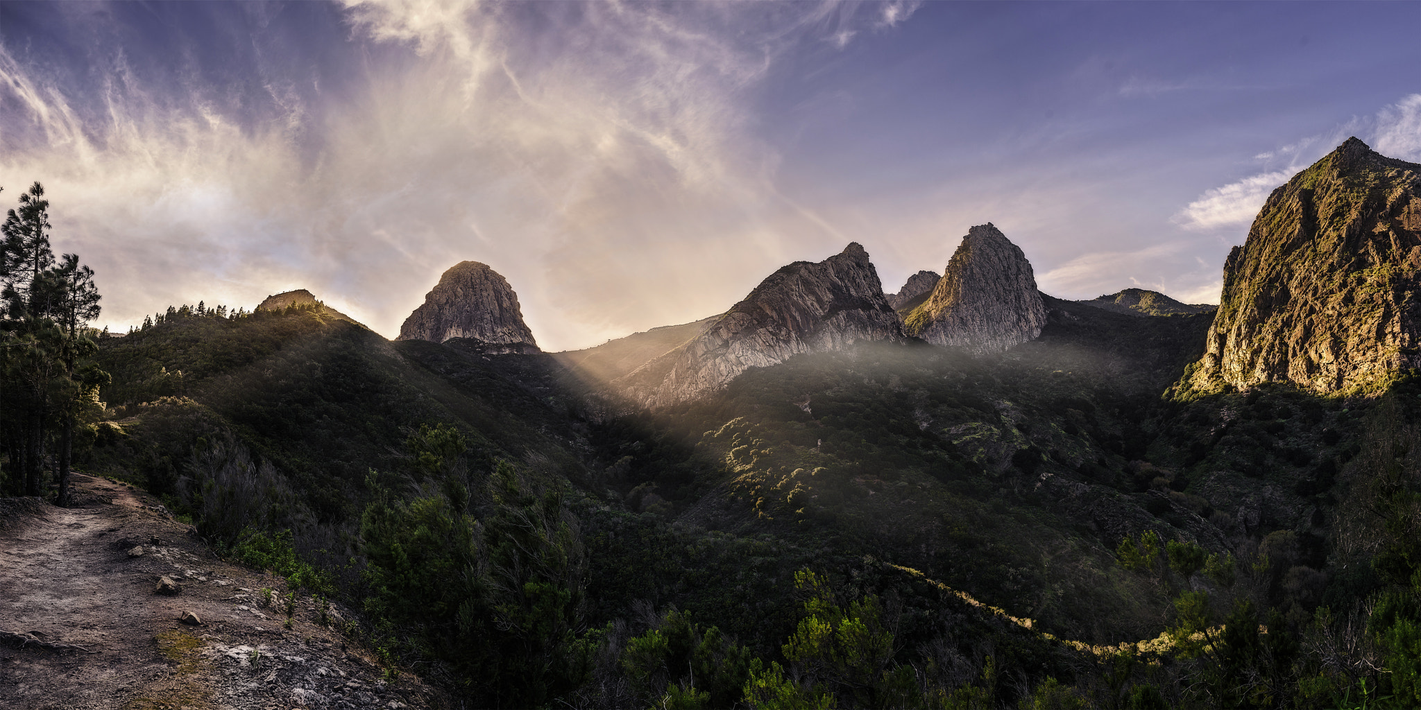 Sony a7 II + Tamron 18-270mm F3.5-6.3 Di II PZD sample photo. Roque de agando (la gomera) photography