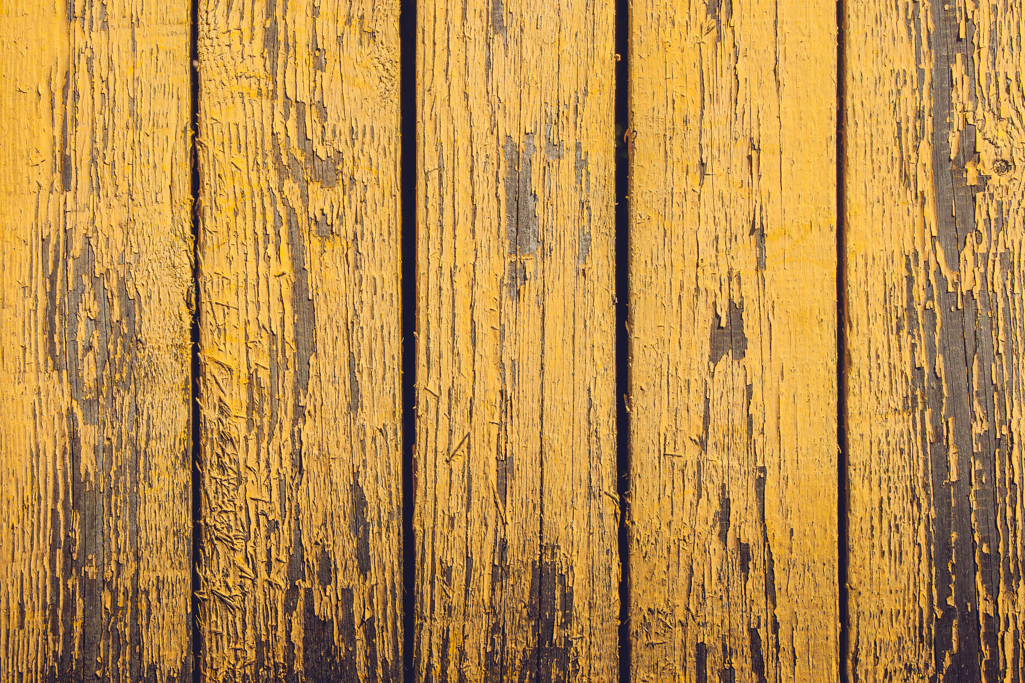 Sony Alpha DSLR-A900 + Sony 70-400mm F4-5.6 G SSM II sample photo. Yellow wooden planks with peeling paint photography