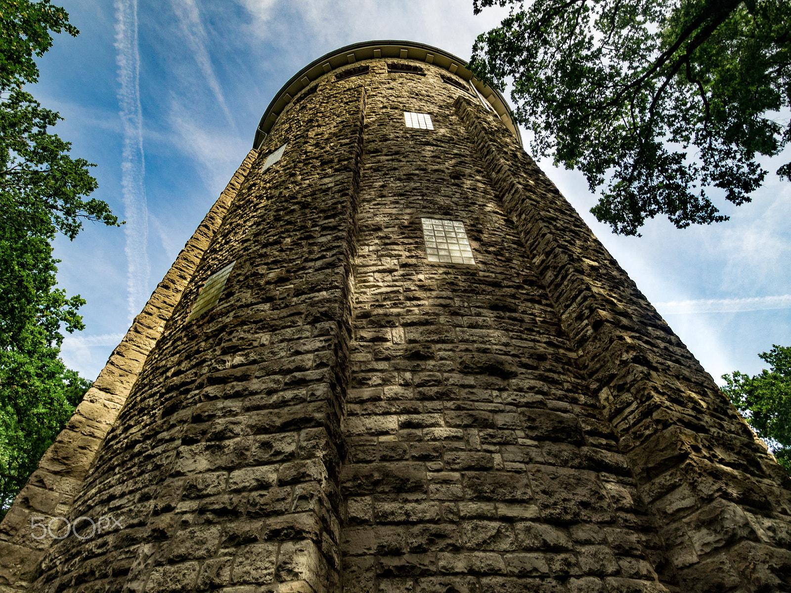 Olympus OM-D E-M1 sample photo. Water tower photography