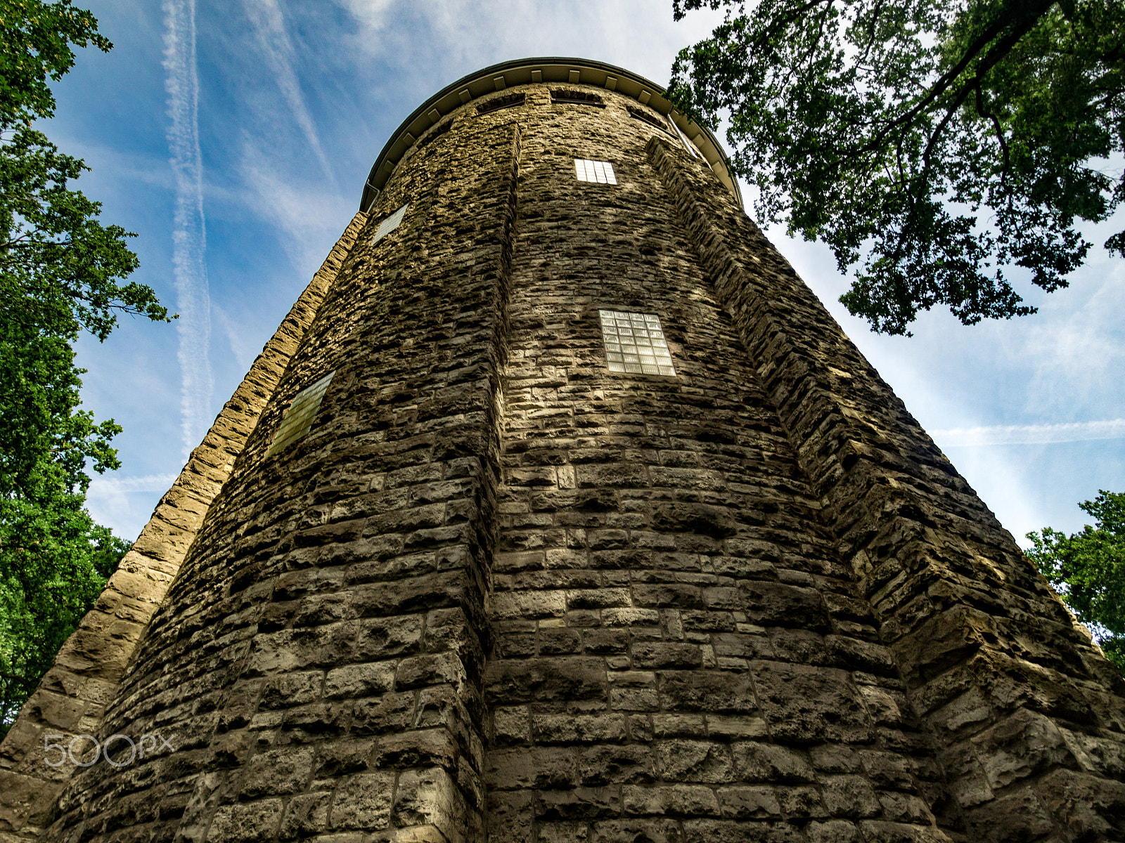 Olympus OM-D E-M1 + OLYMPUS M.9-18mm F4.0-5.6 sample photo. Water tower photography