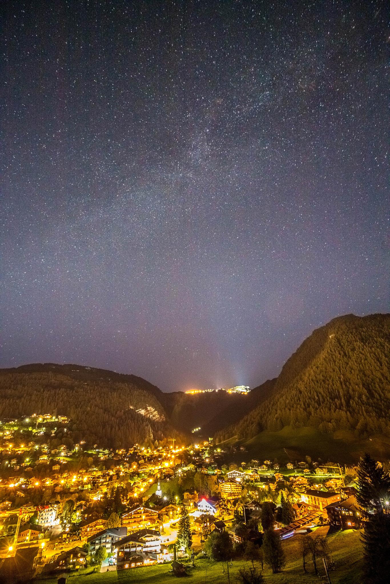 Canon EOS 50D sample photo. Stars over the valley photography