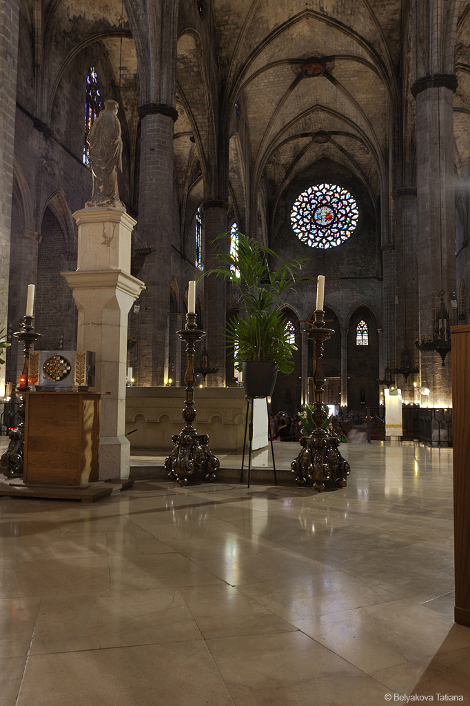 Canon EOS 400D (EOS Digital Rebel XTi / EOS Kiss Digital X) + Canon EF 17-40mm F4L USM sample photo. Santa maria del mar photography