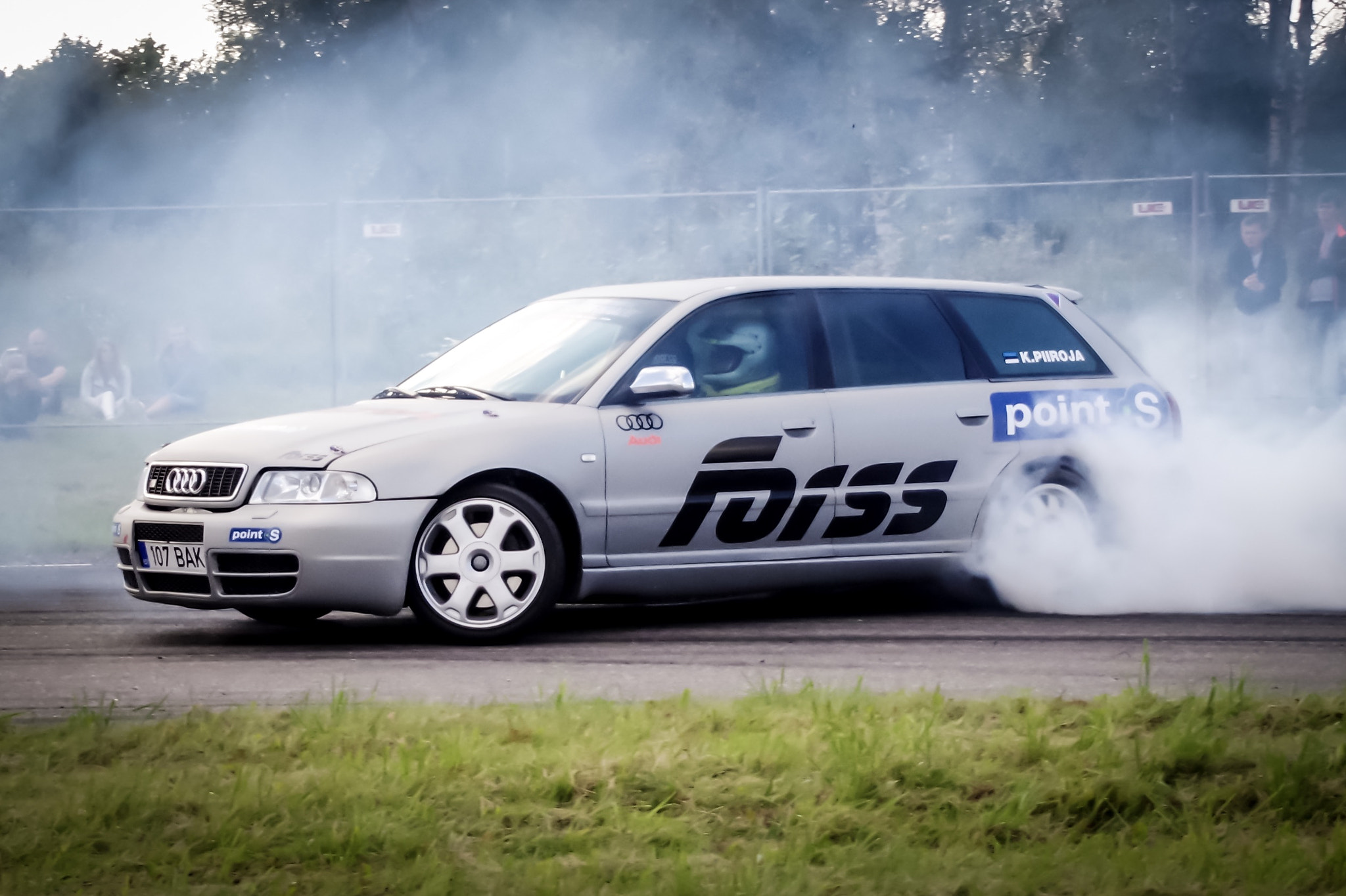 Pentax K-S2 sample photo. Audi drift photography
