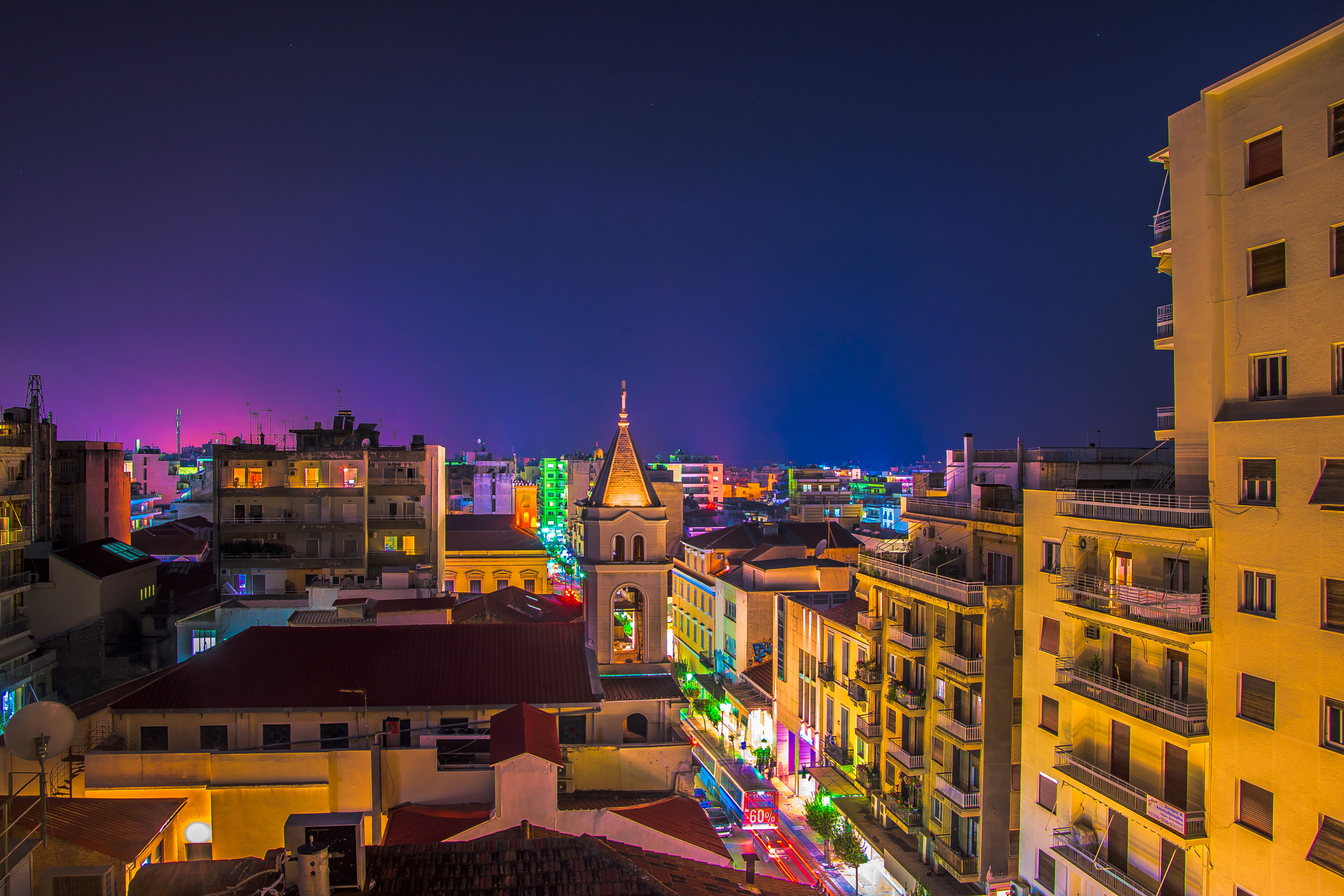 AF Zoom-Nikkor 28-80mm f/3.5-5.6D sample photo. Colorful balcony photography