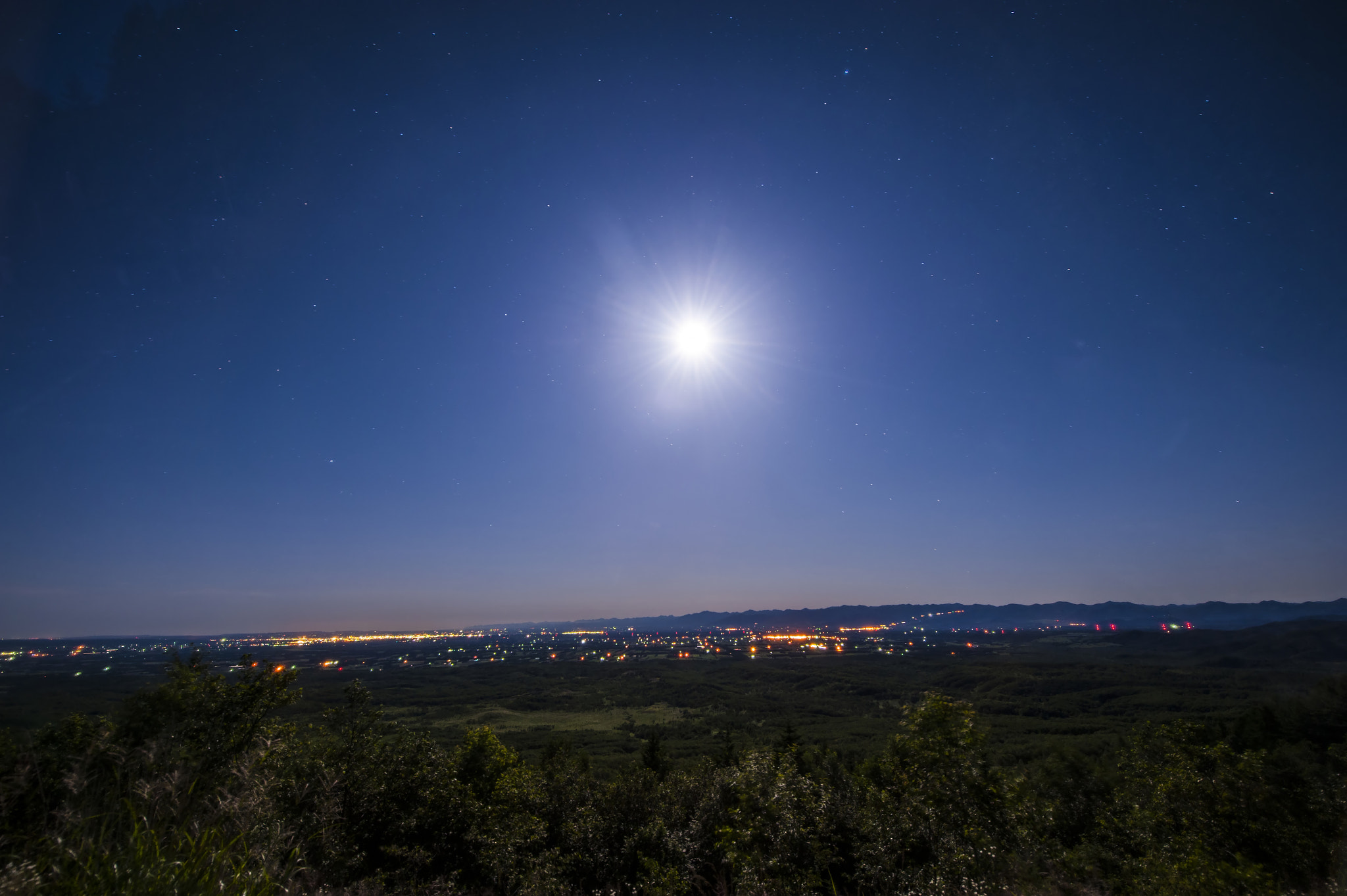 Japan , Hokkaido , Tokachi starry sky of the lands