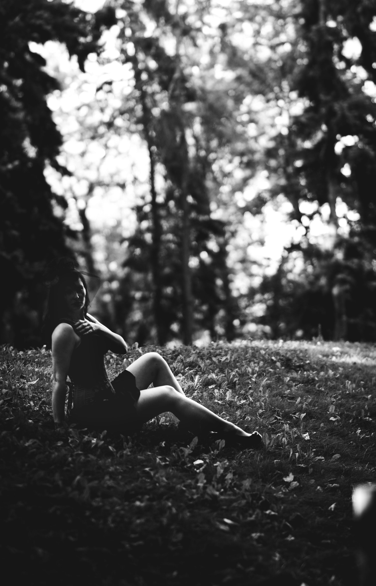 Nikon D7000 + Sigma 85mm F1.4 EX DG HSM sample photo. Dark beauty kasia photography