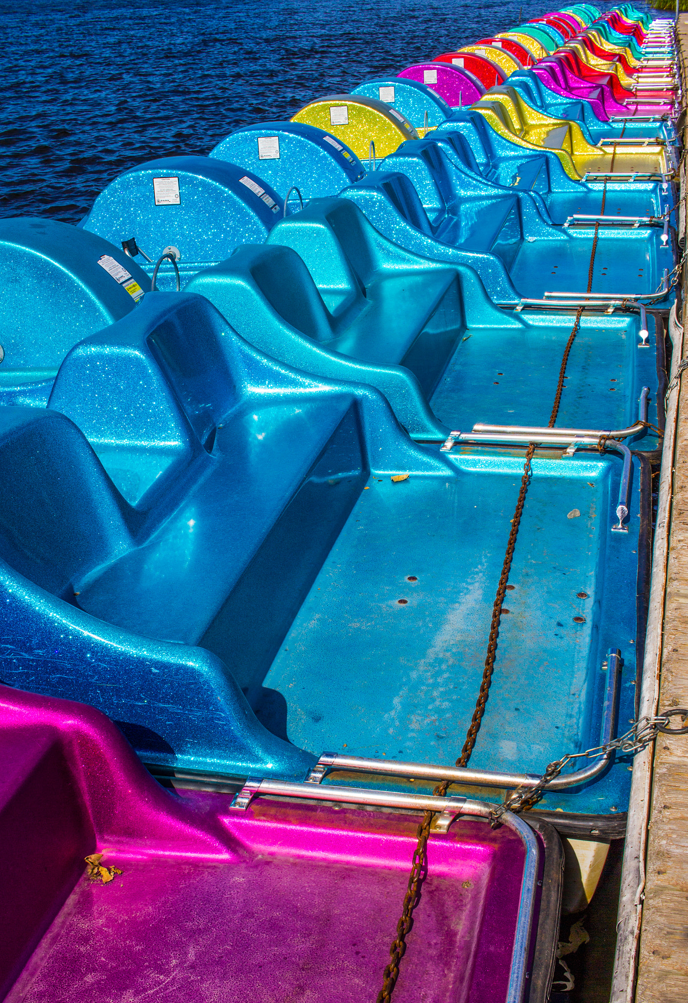 Canon EF-S 24mm F2.8 STM sample photo. Parked paddle boats photography