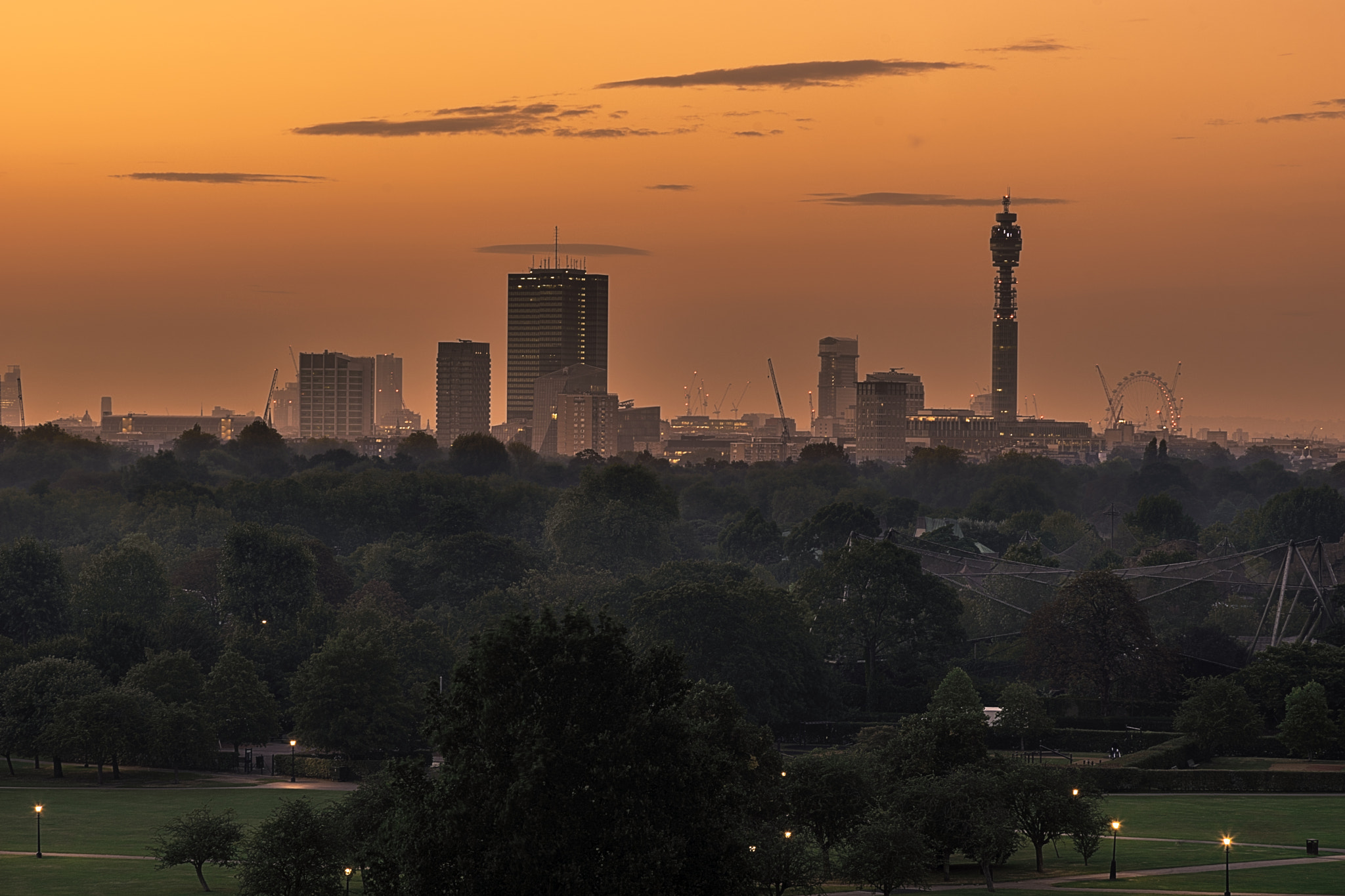 Tamron 18-270mm F3.5-6.3 Di II PZD sample photo. Sunrise from primrose hill photography