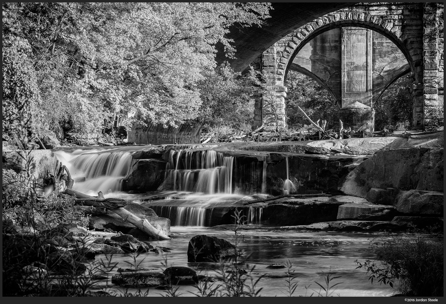 Sony a7 II + Canon EF 70-200mm F4L USM sample photo. Berea falls photography