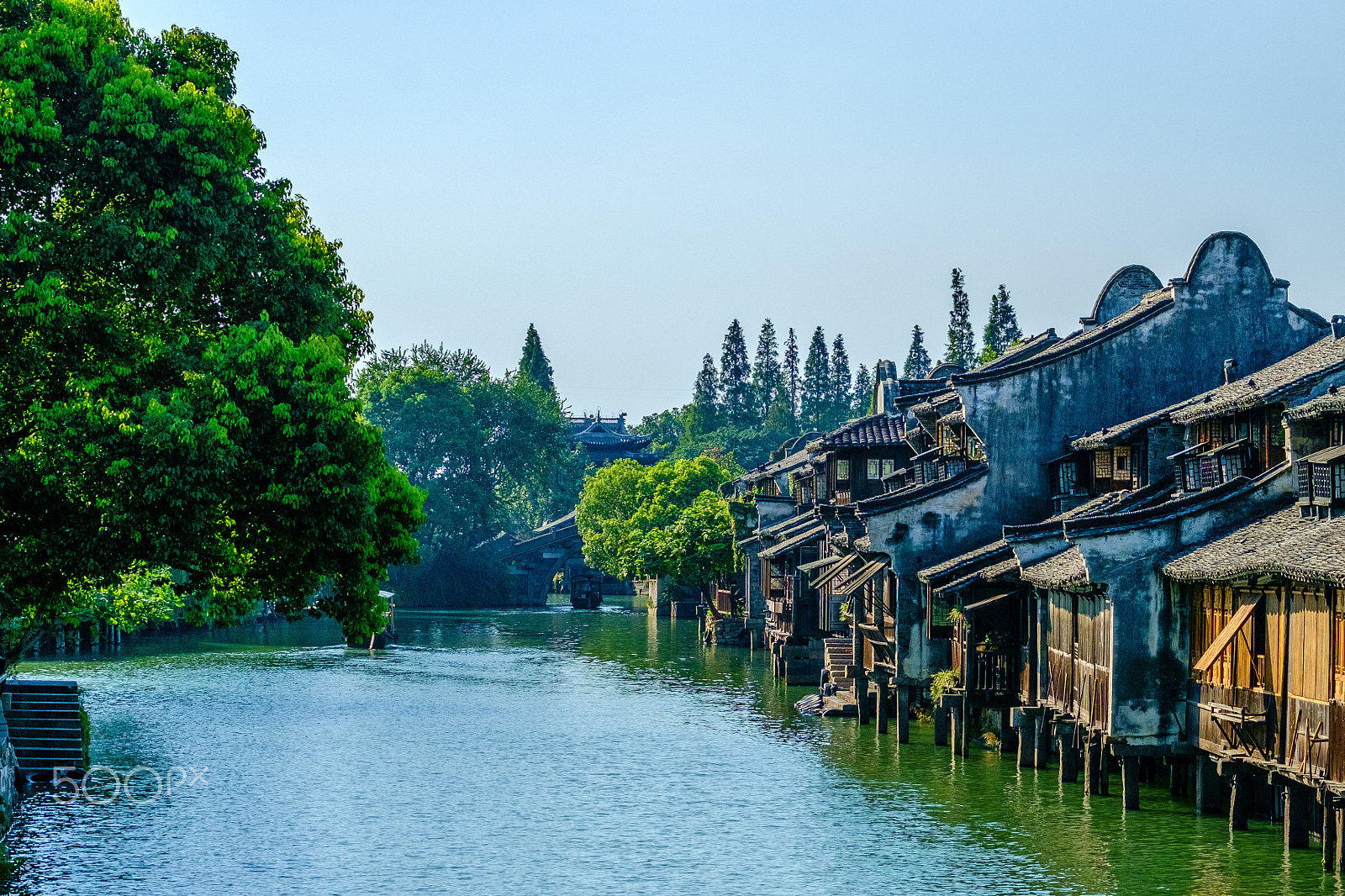 Fujifilm X-Pro1 + Fujifilm XF 50-140mm F2.8 R LM OIS WR sample photo. Wuzhen photography