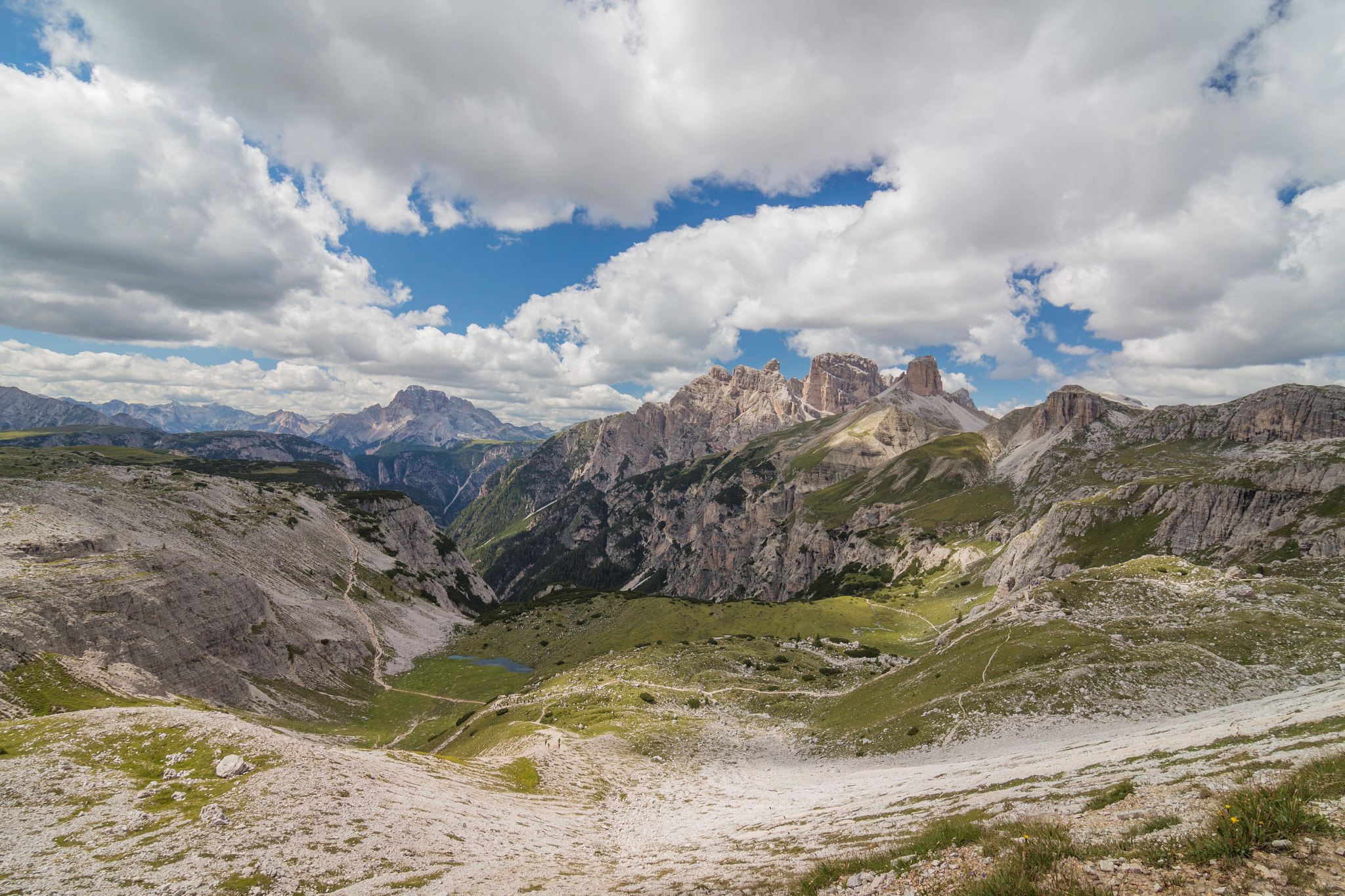 Canon EOS 650D (EOS Rebel T4i / EOS Kiss X6i) sample photo. Panoramic view from forcella lavaredo photography