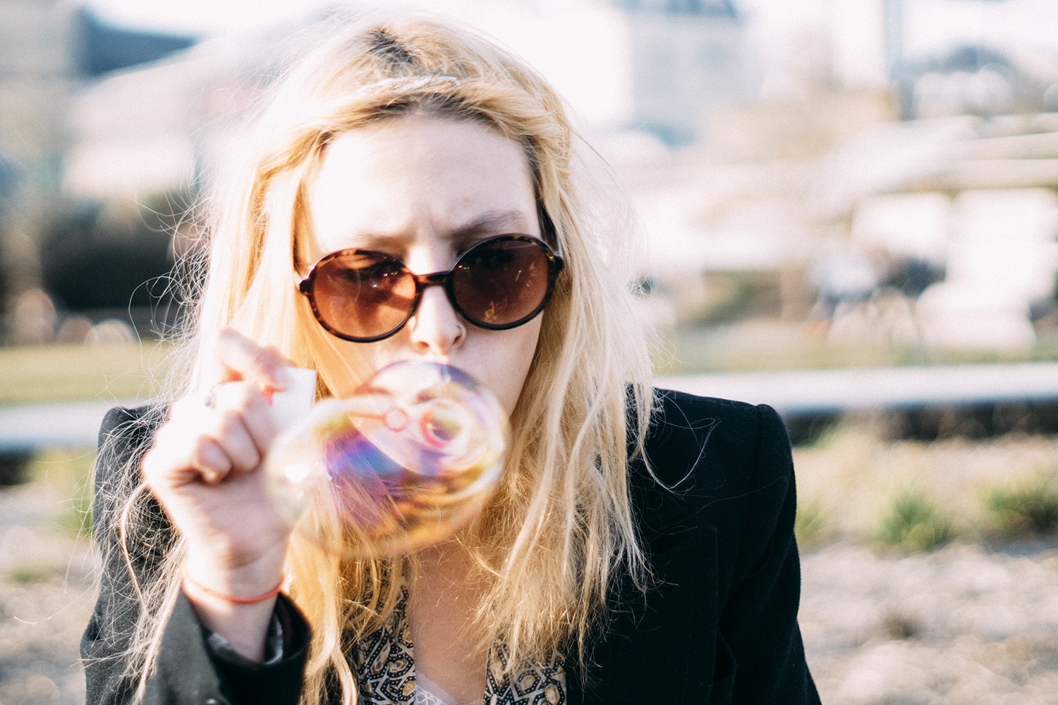 Sony 50mm F1.4 sample photo. Bubble photography