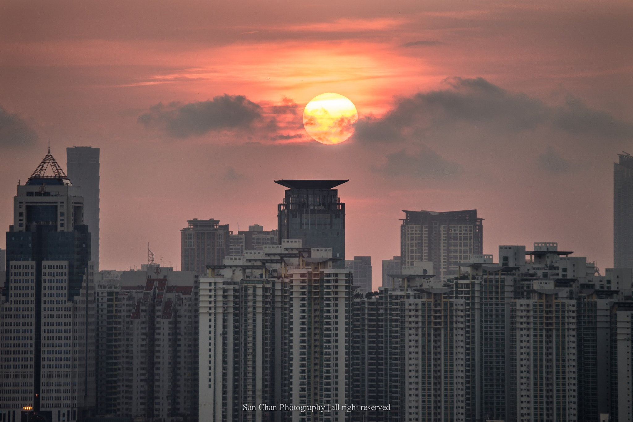 Sony a99 II sample photo. Sunset with tower photography