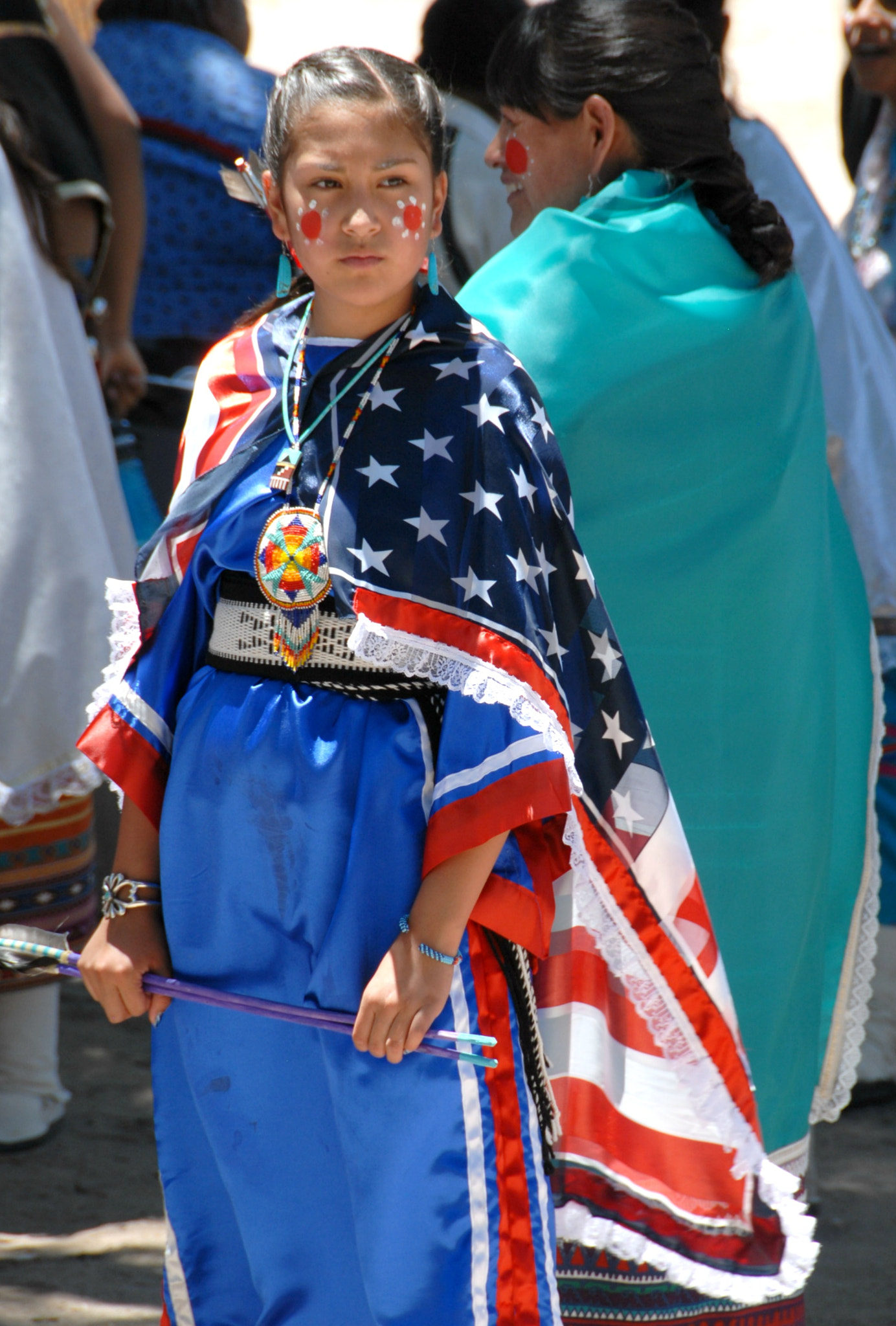Nikon D200 sample photo. Pueblo dancer new mexico photography