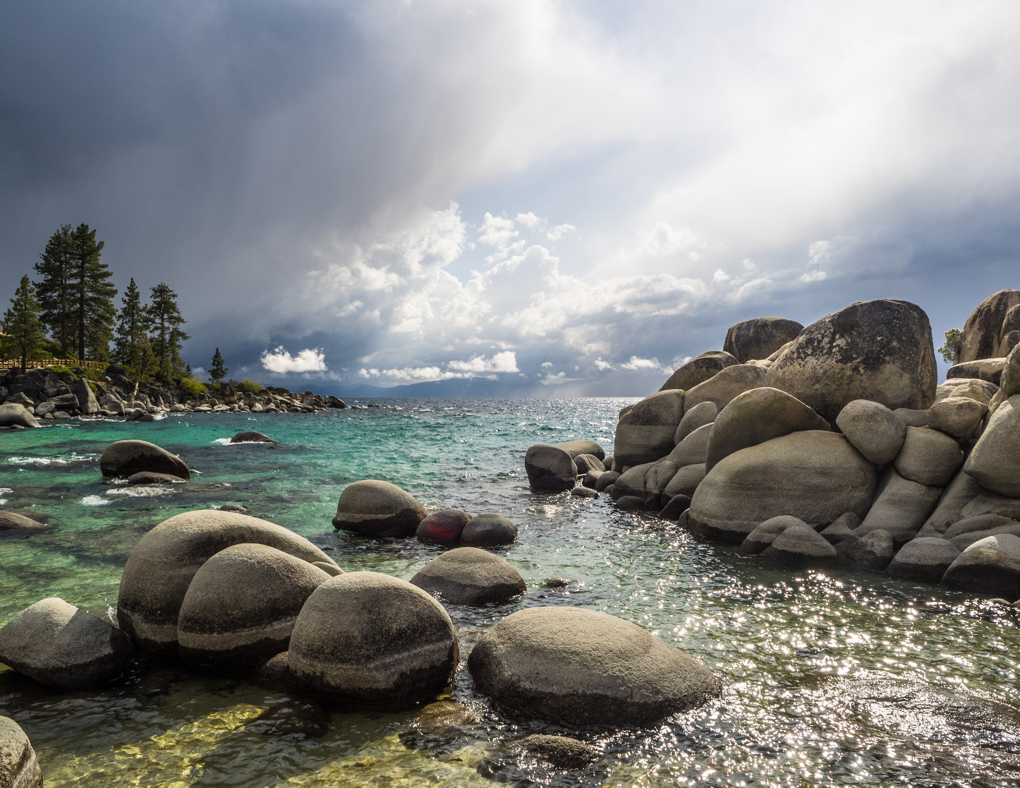 Olympus OM-D E-M1 sample photo. Diver's cove storm photography