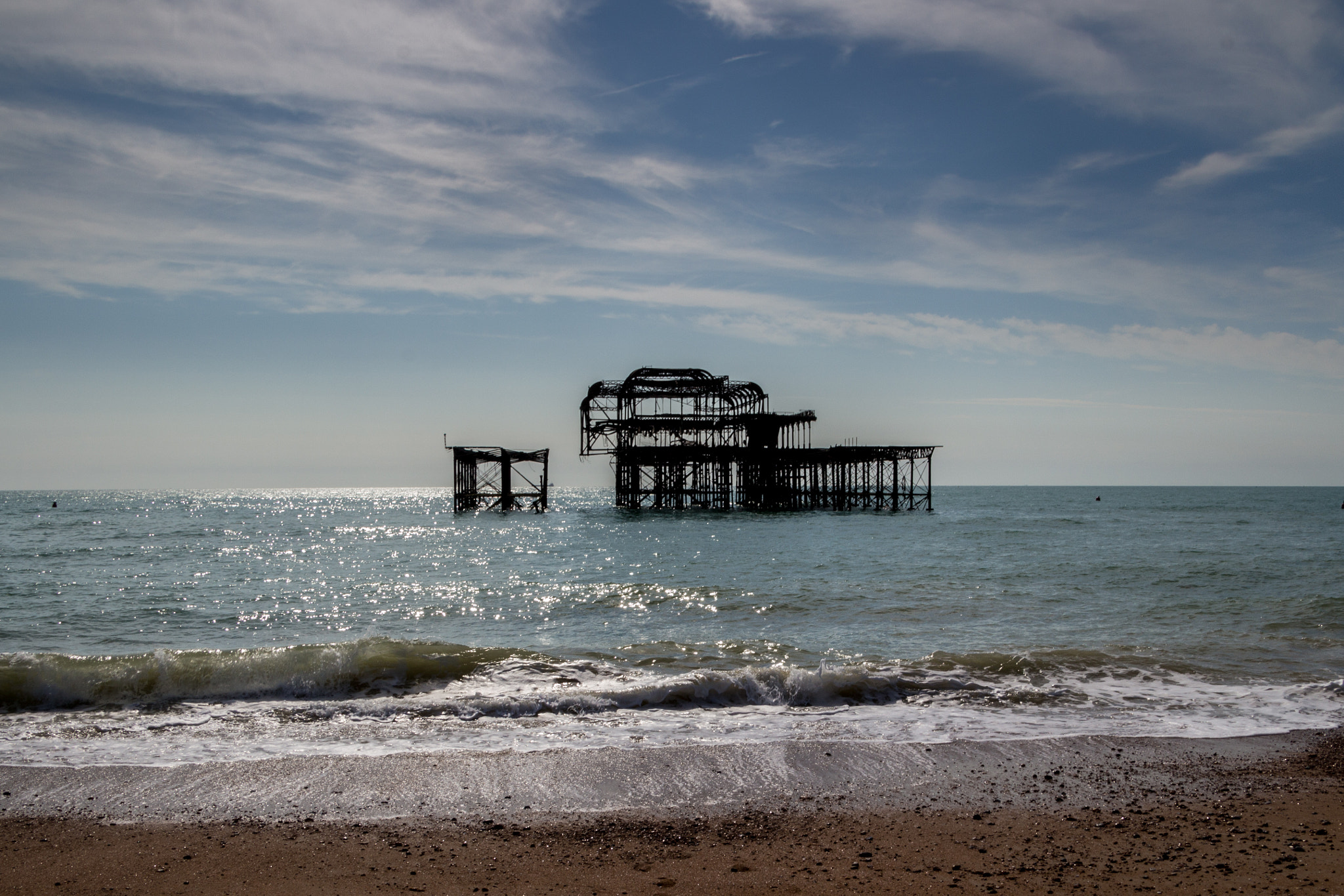 Canon EOS 100D (EOS Rebel SL1 / EOS Kiss X7) sample photo. Brighton west pier photography