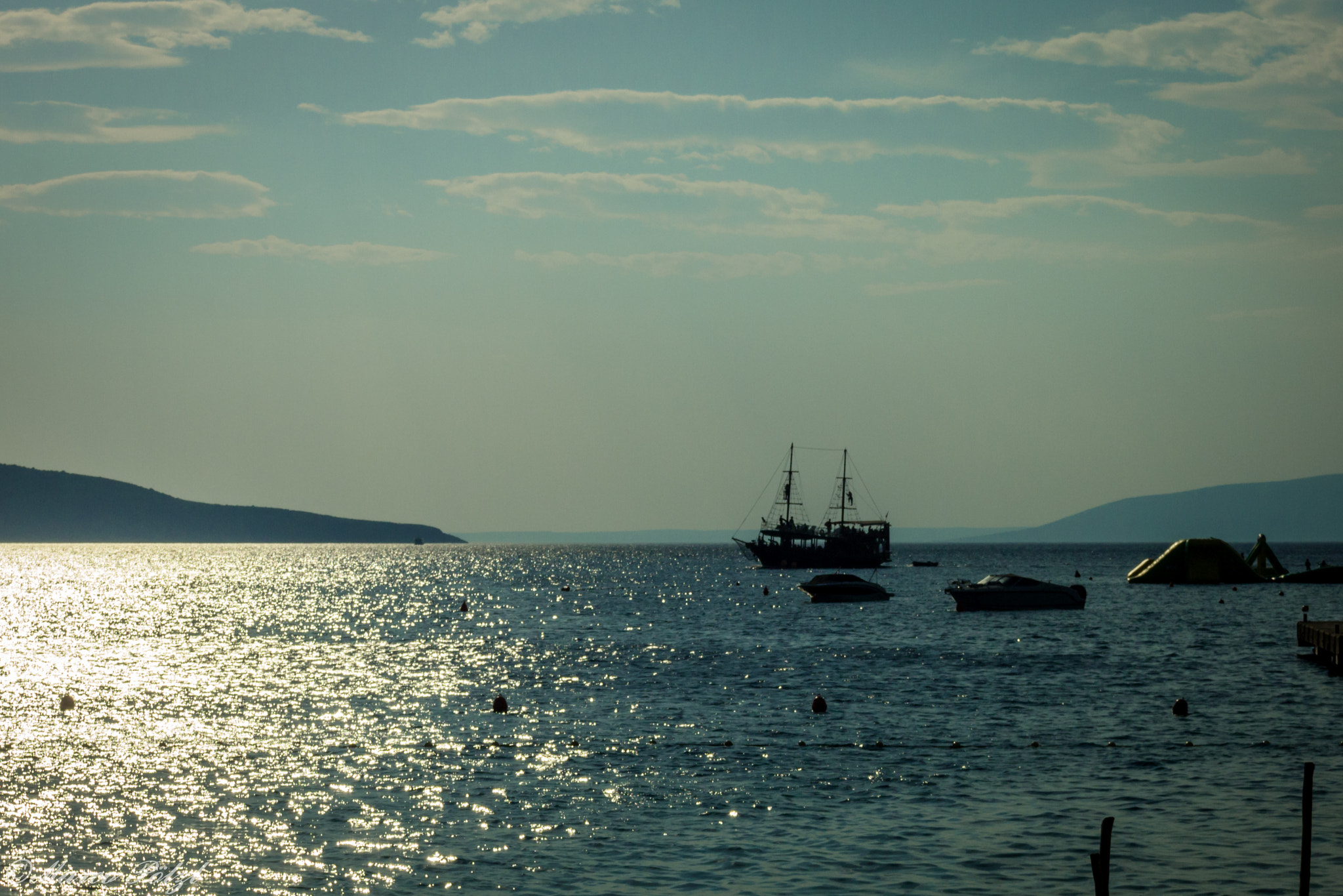 Olympus PEN E-PL3 sample photo. Ship in the afternoon photography