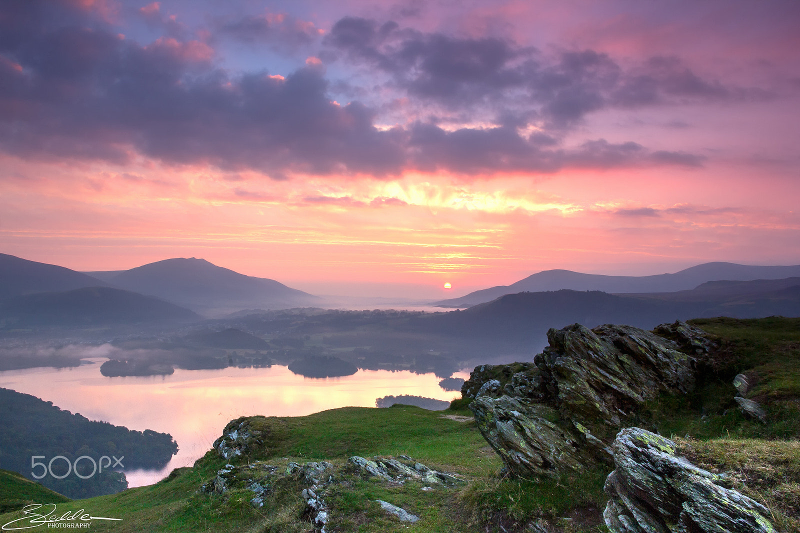 Sigma 18-125mm F3.8-5.6 DC OS HSM sample photo. Sunrise from catbells, keswick photography