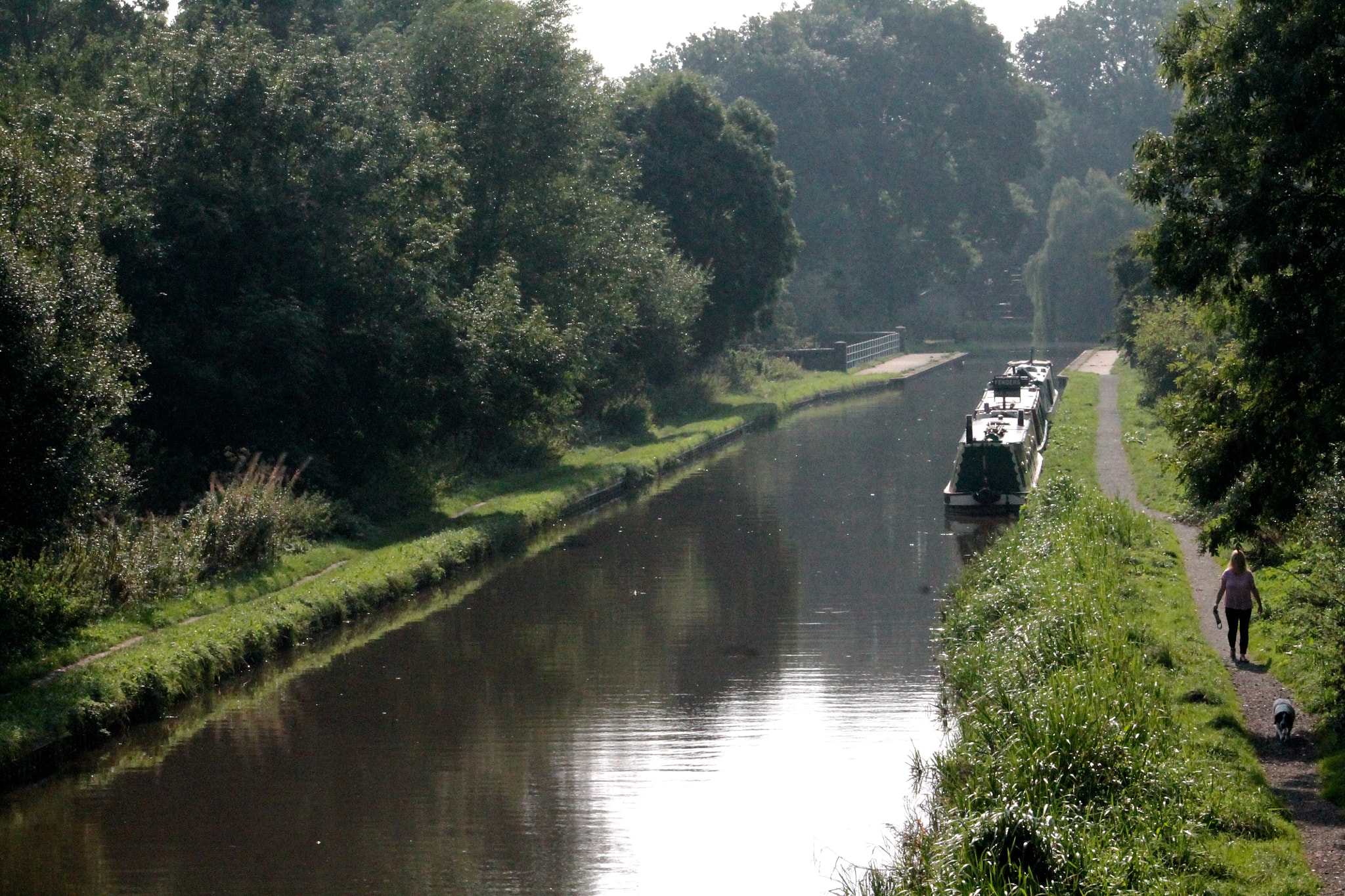 Canon EF75-300mm f/4-5.6 sample photo. Along the towpath on trent & mersey canal rugeley photography