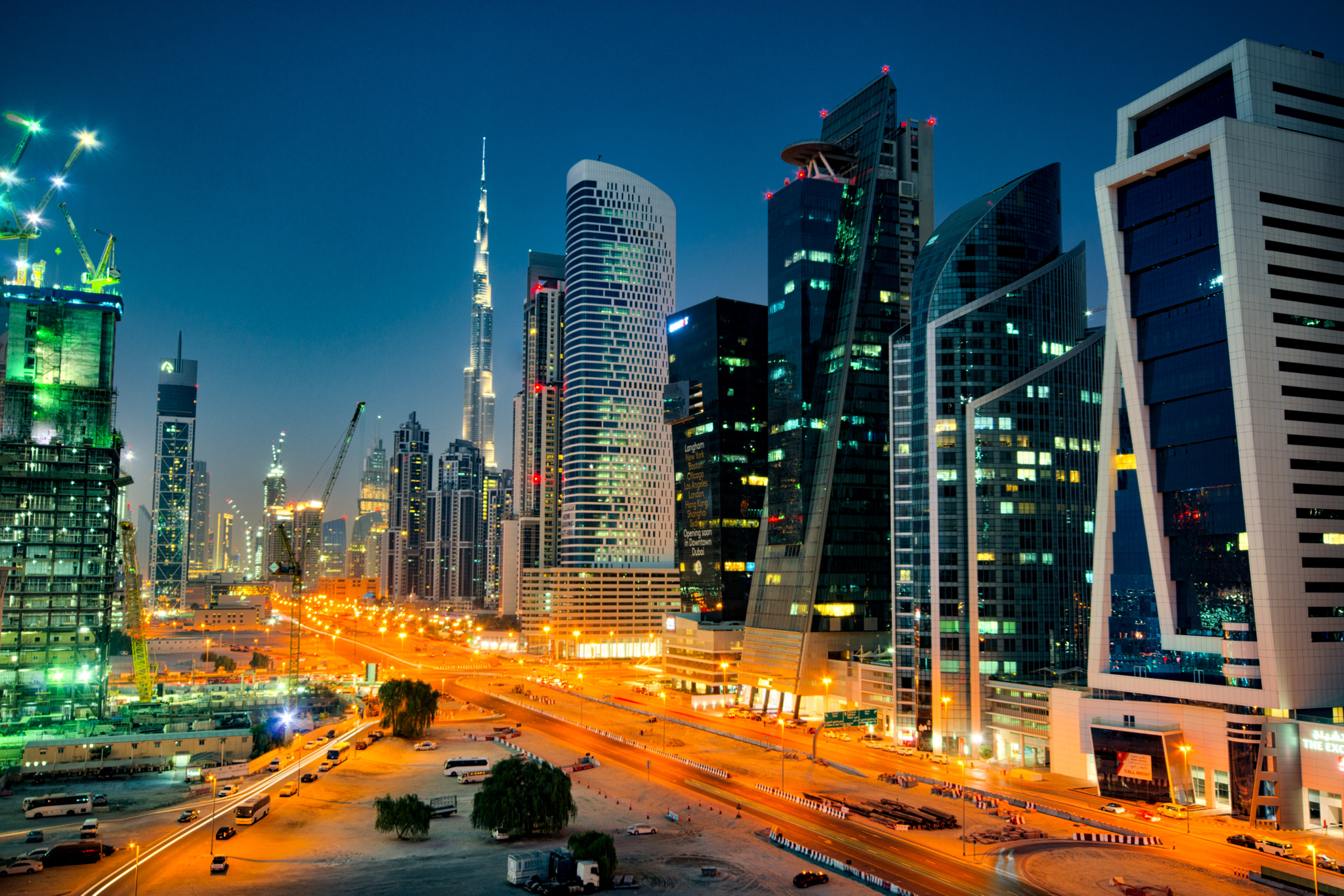 Sigma AF 10-20mm F4-5.6 EX DC sample photo. Downtown dubai skyline photography