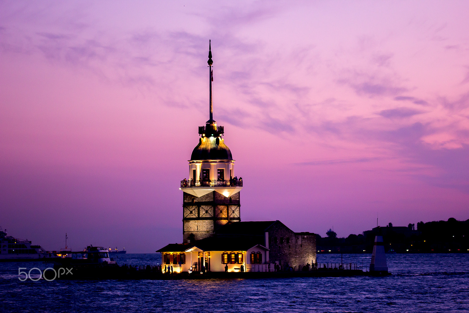 Sigma 105mm F2.8 EX DG OS HSM sample photo. Kız kulesi (maiden's towers) photography