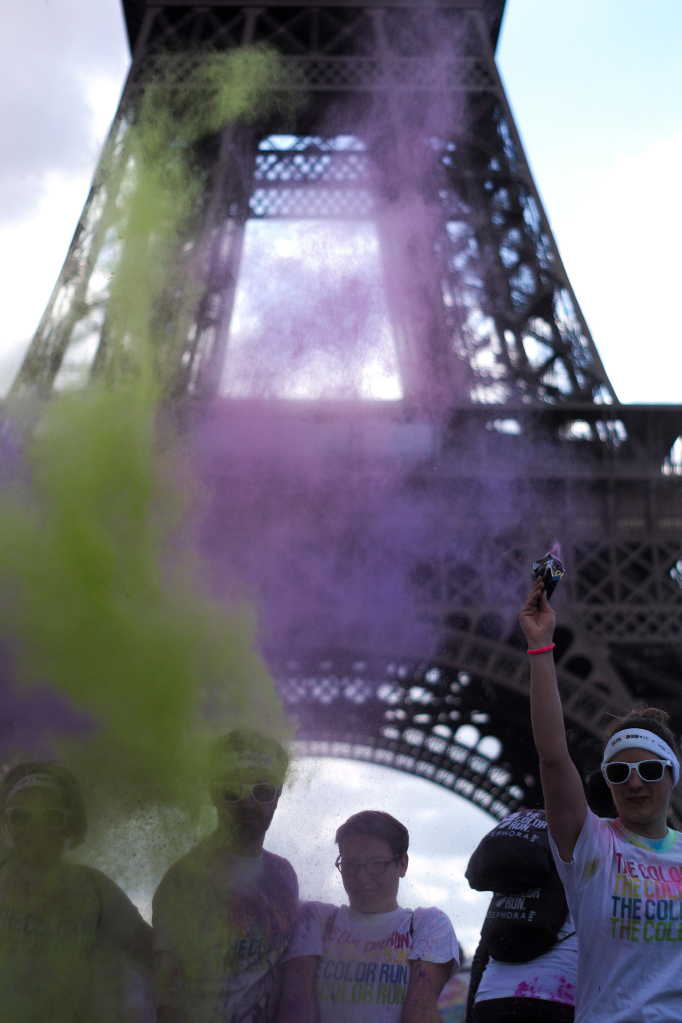 Sony SLT-A65 (SLT-A65V) + Minolta AF 50mm F1.7 sample photo. Eiffel tower color photography